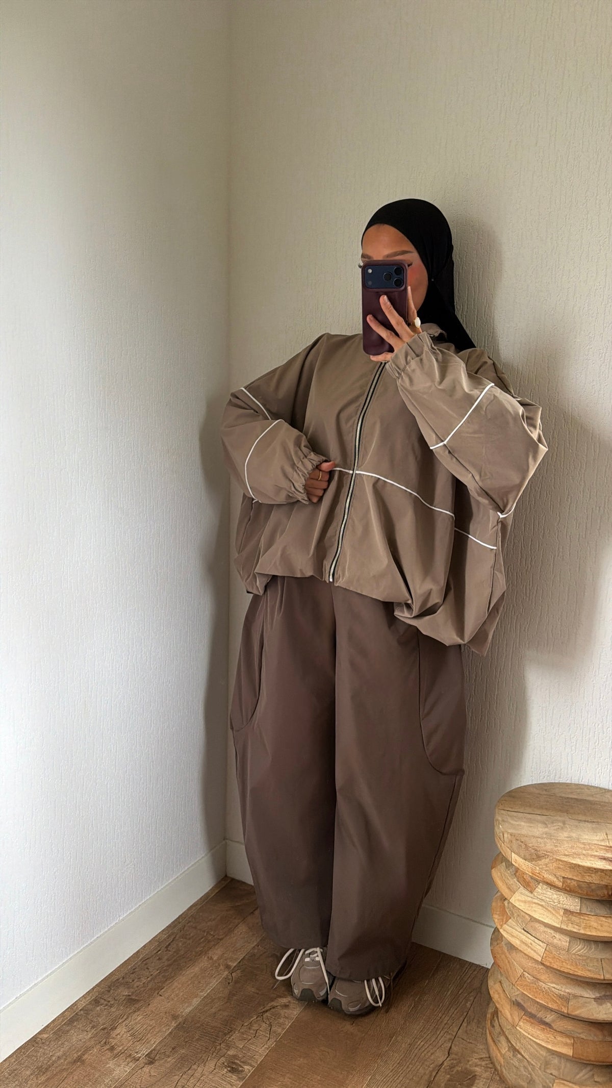 Veste oversize ajustable