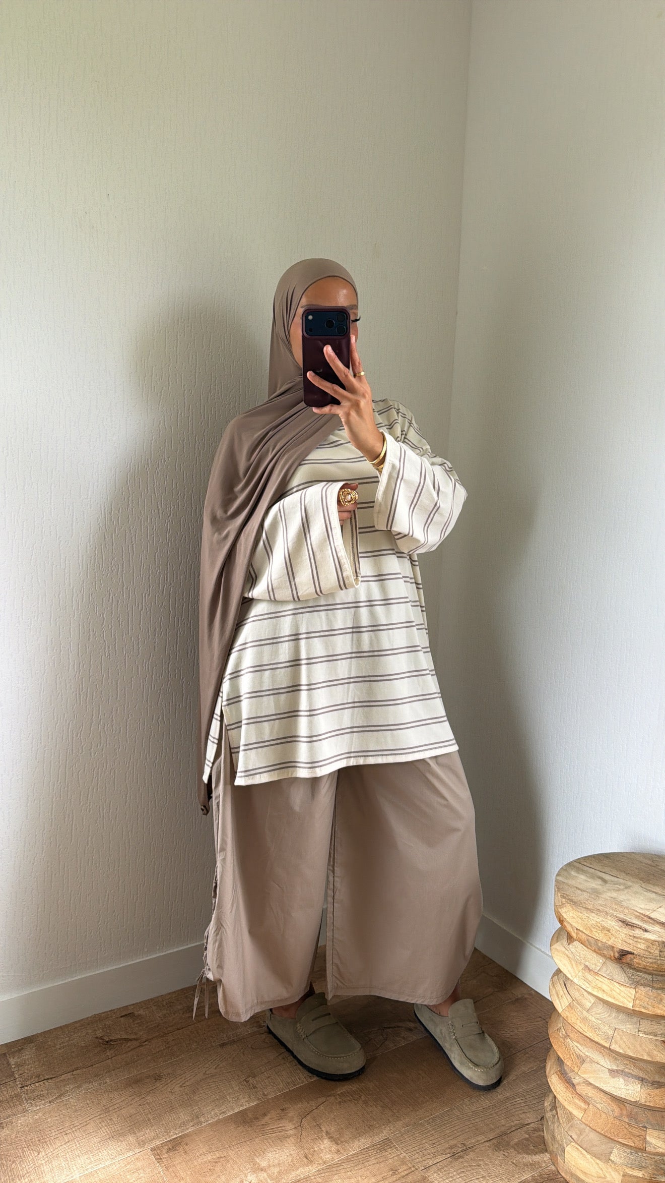 Pantalon à plis