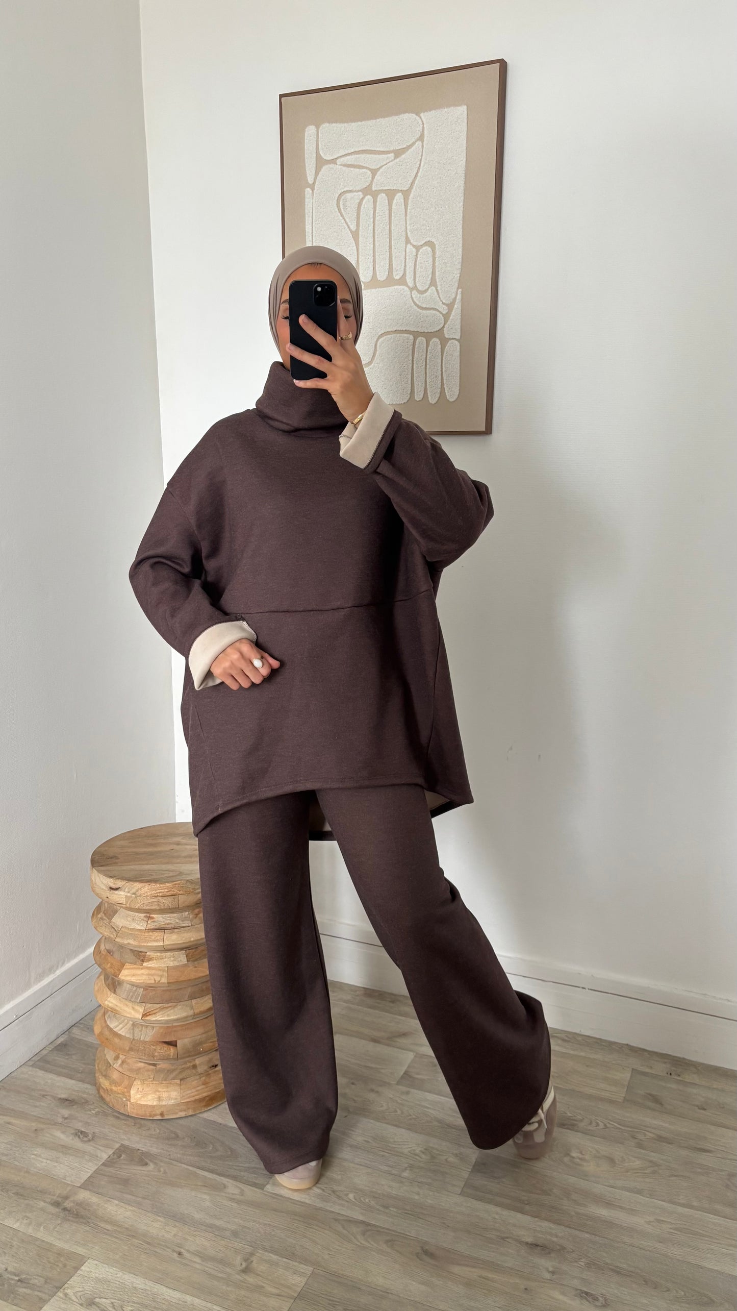 Ensemble dos plus long à col