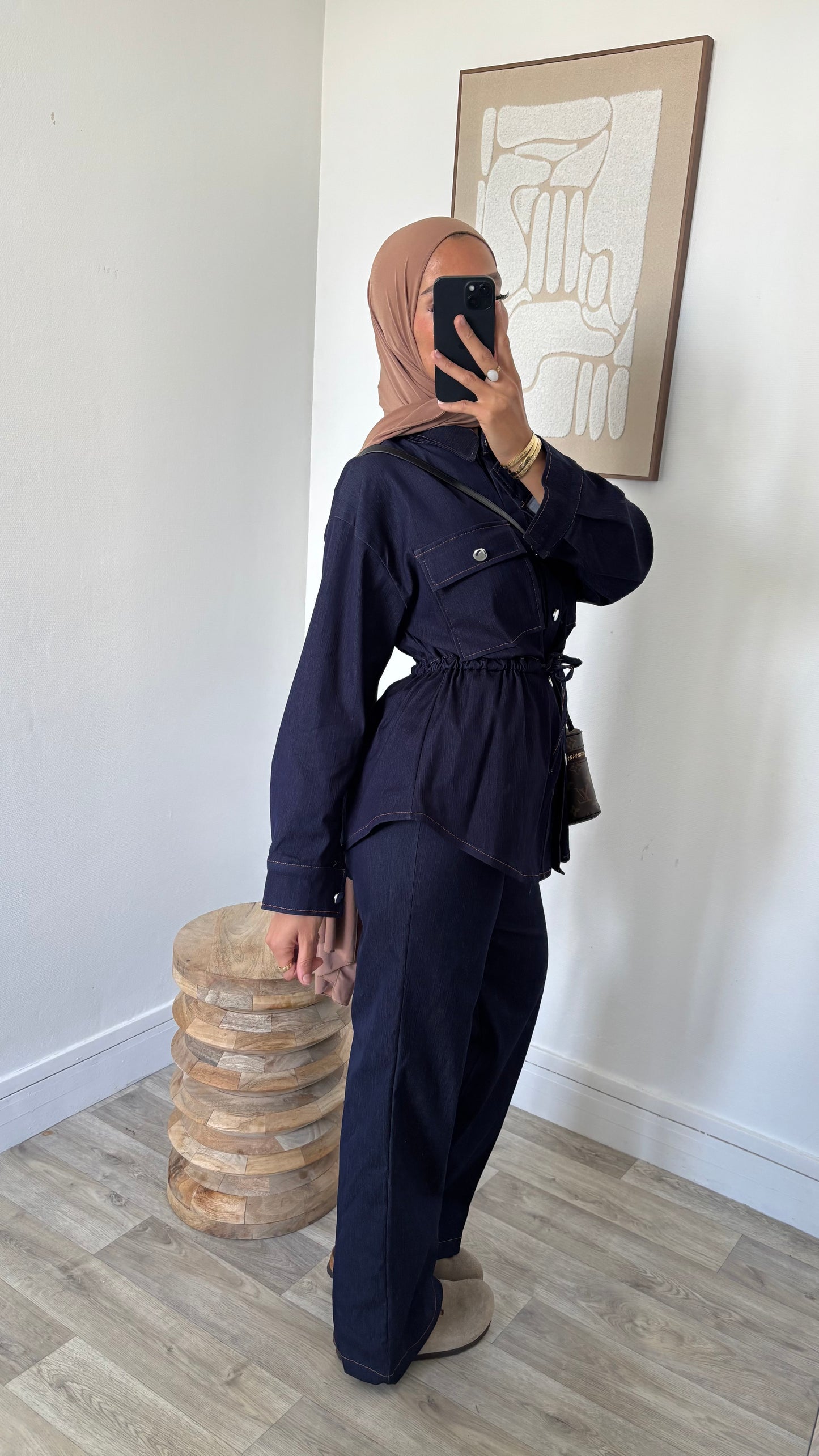 Ensemble effet jeans