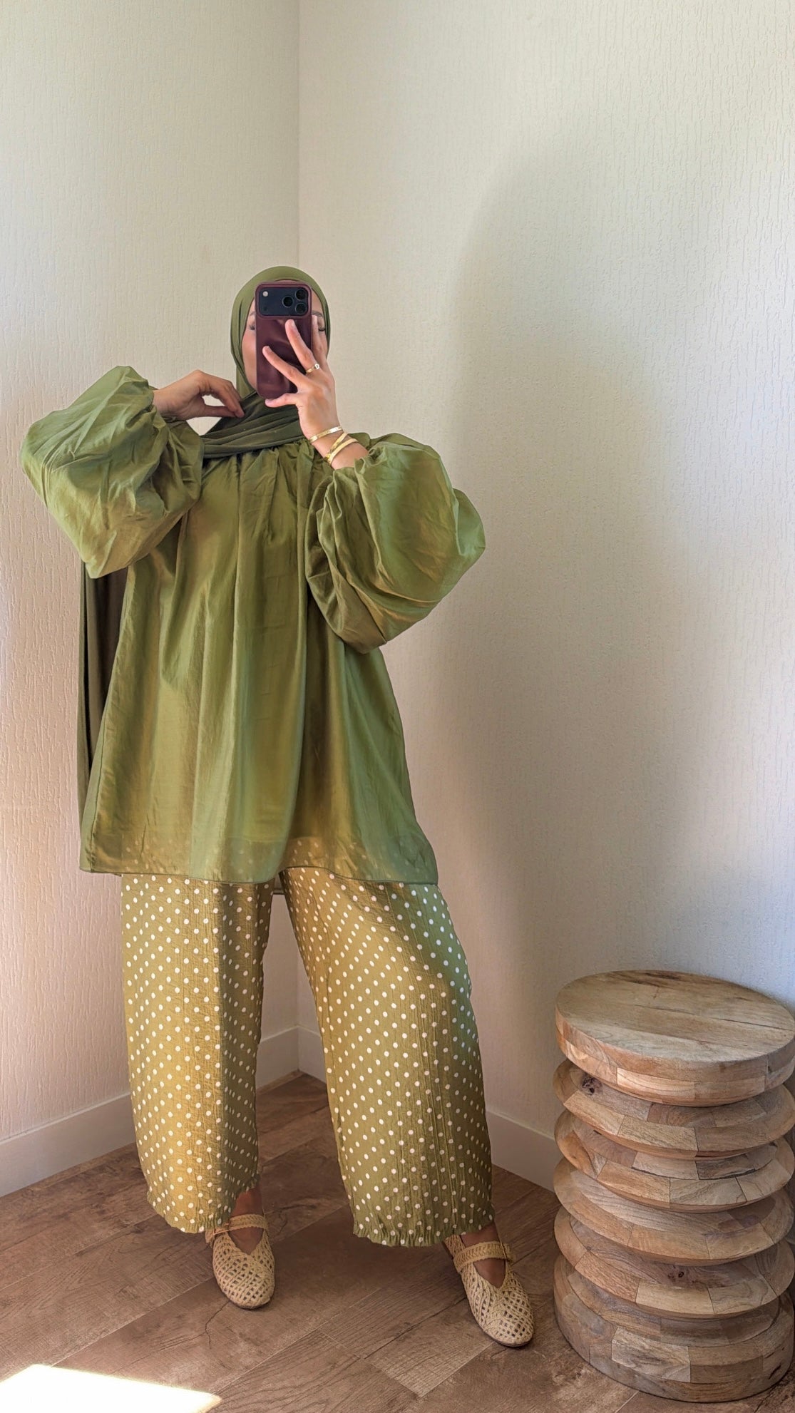 Blouse manches bouffantes