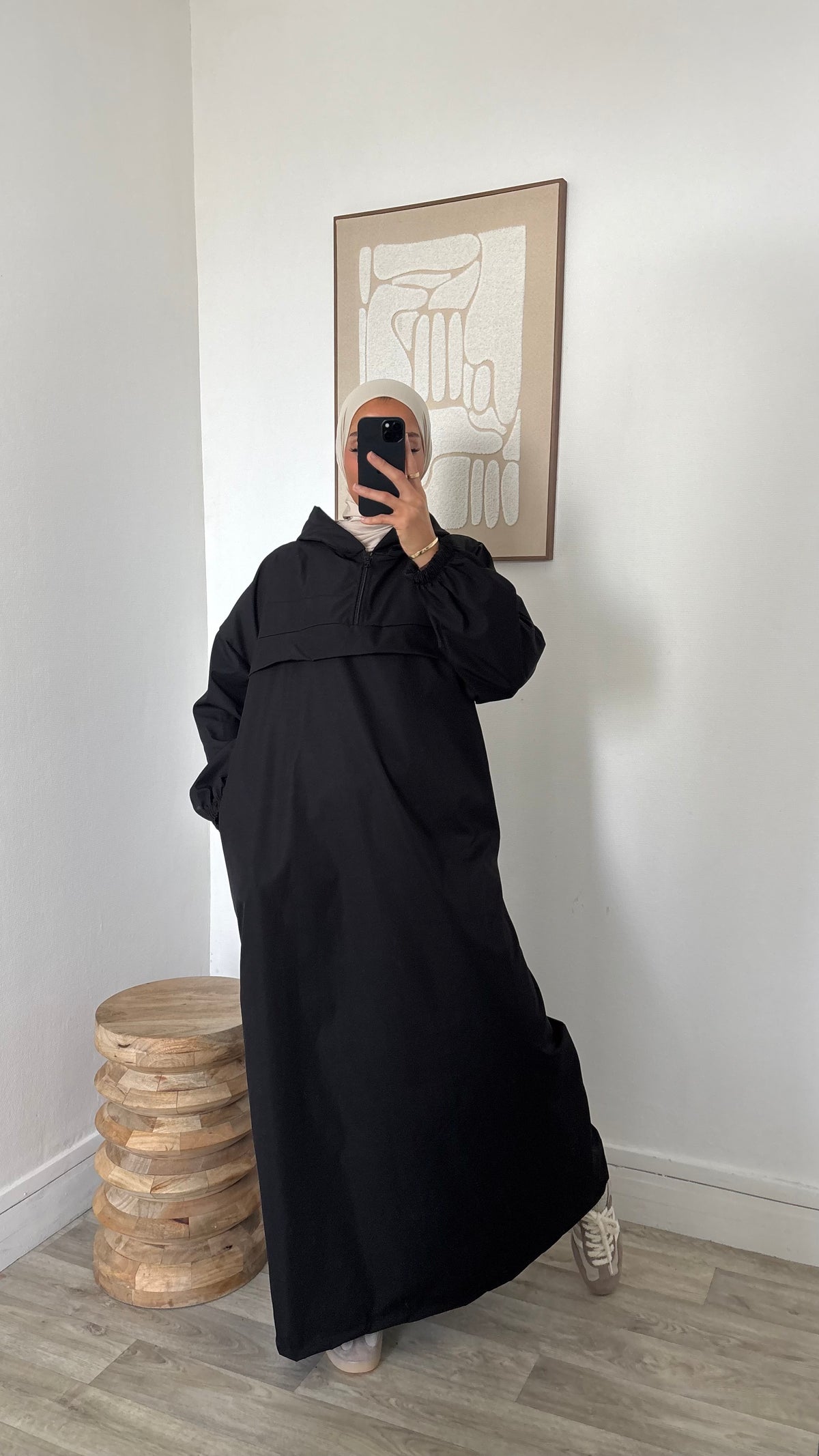 Robe imper à capuche