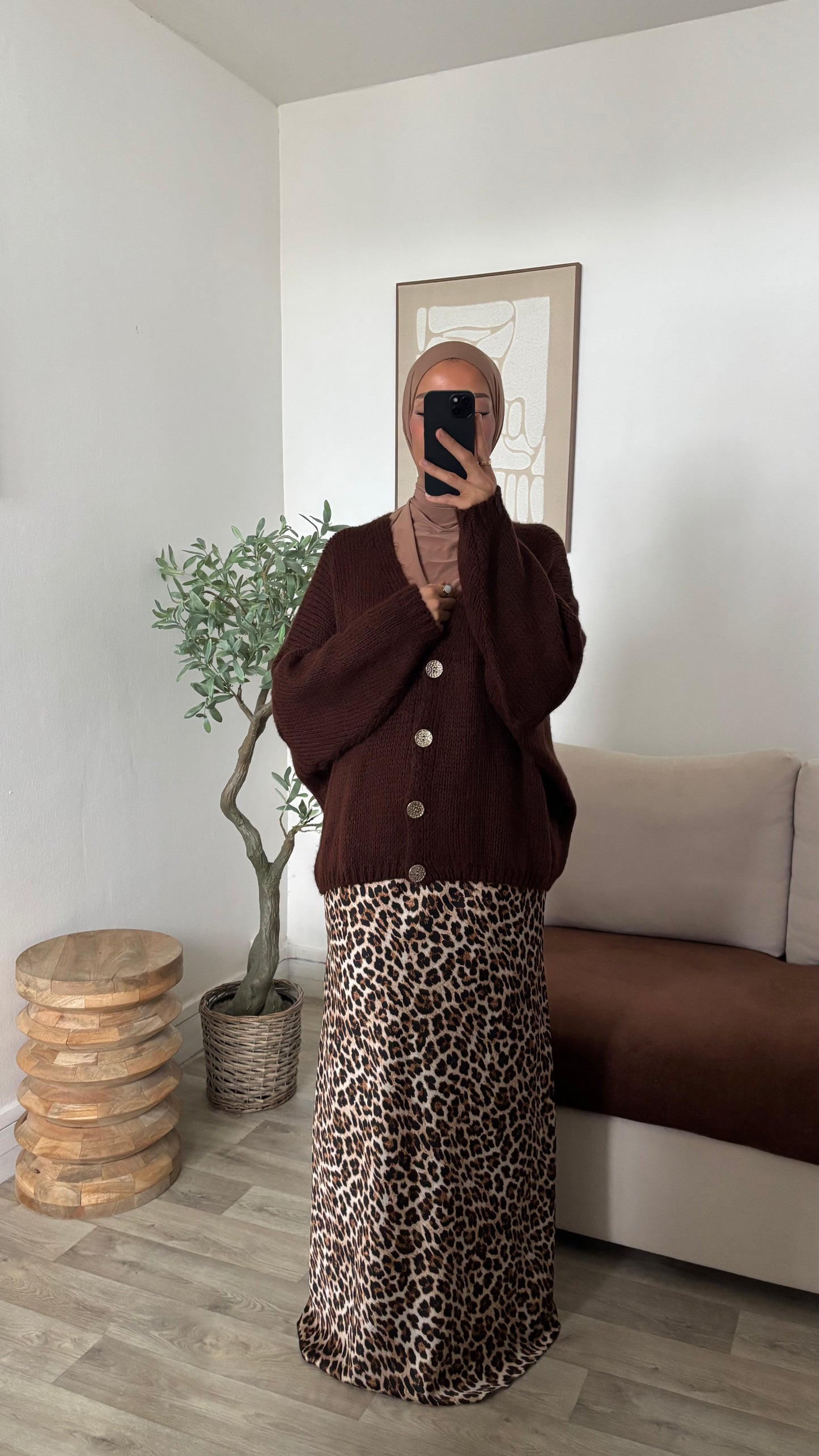 Gilet à bouton dorée