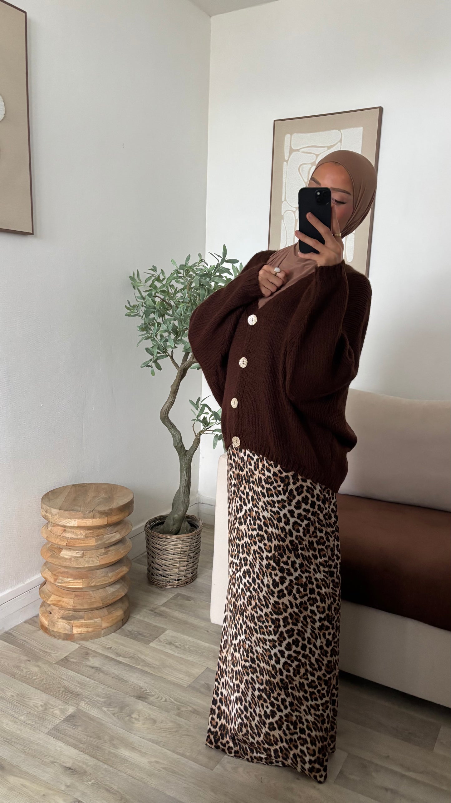 Gilet à bouton dorée