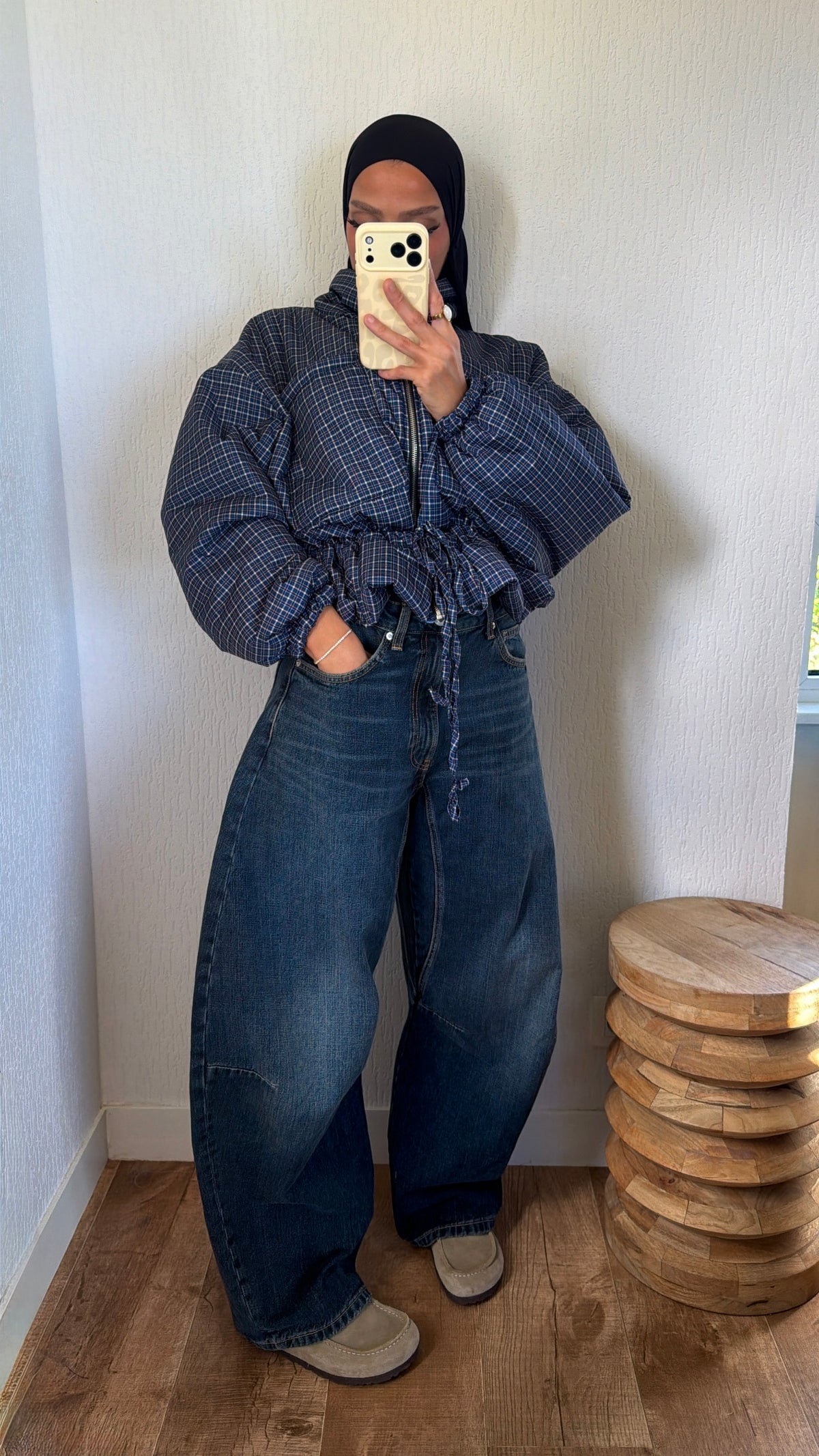 Bomber ajustable détails poches