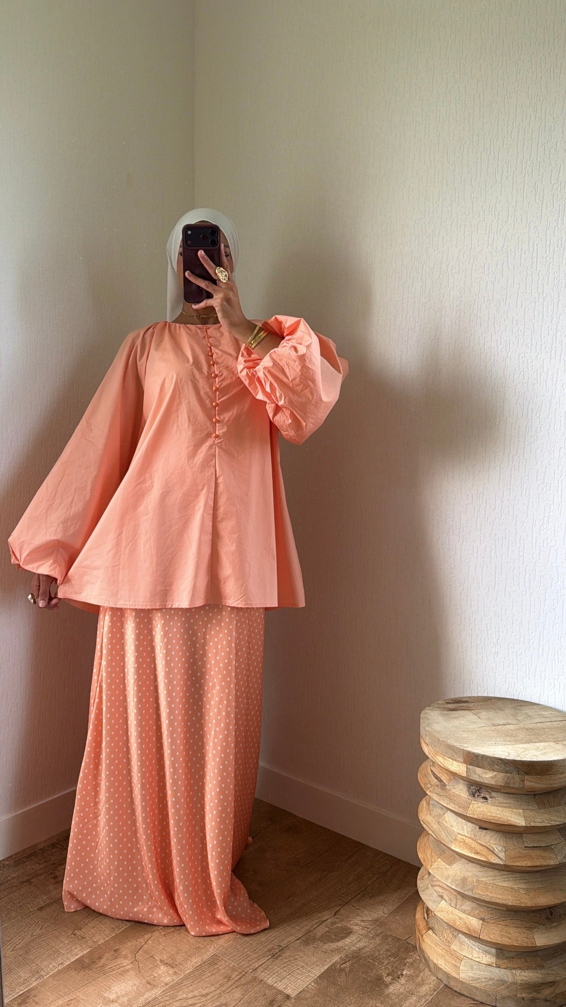 Blouse détails boutons