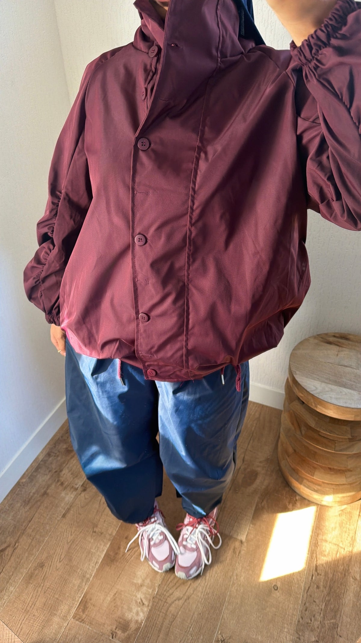 Veste manches structuré