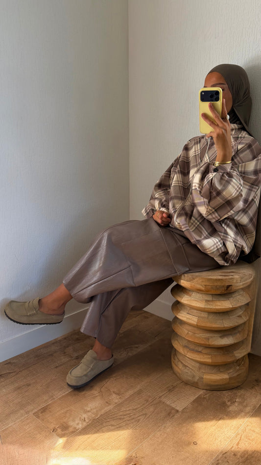 Pantalon simili