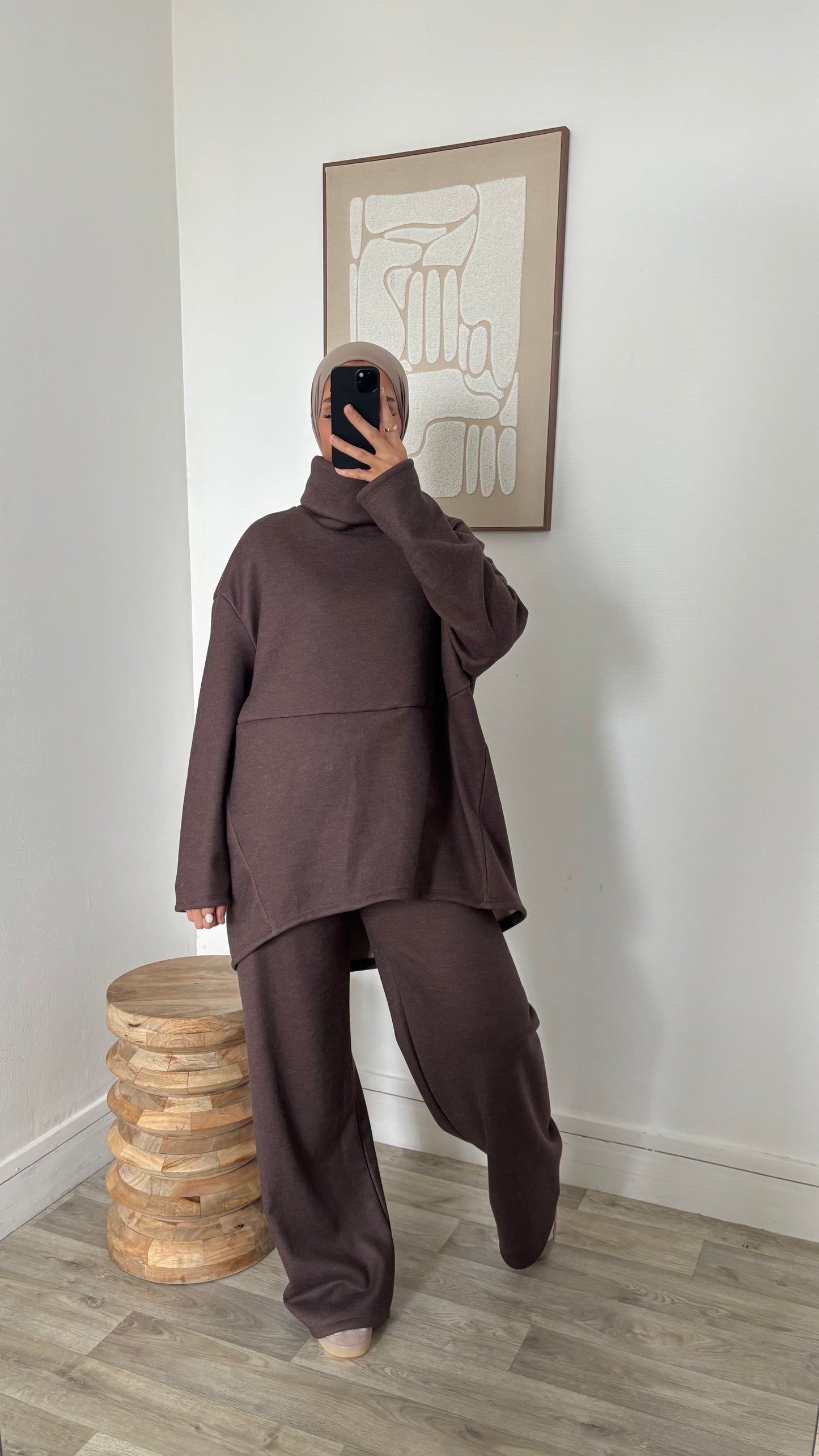 Ensemble dos plus long à col