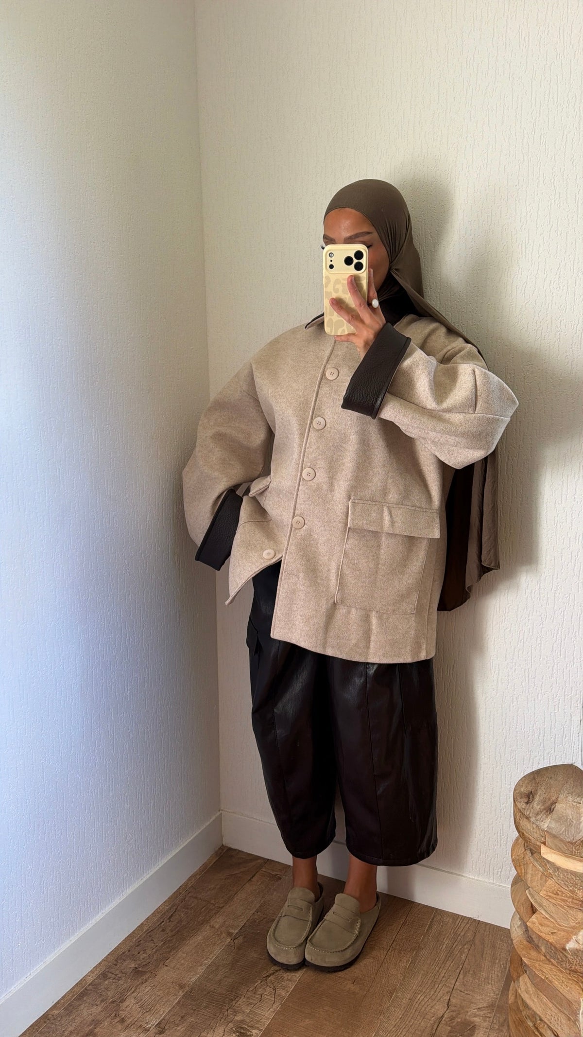 Veste bi matières