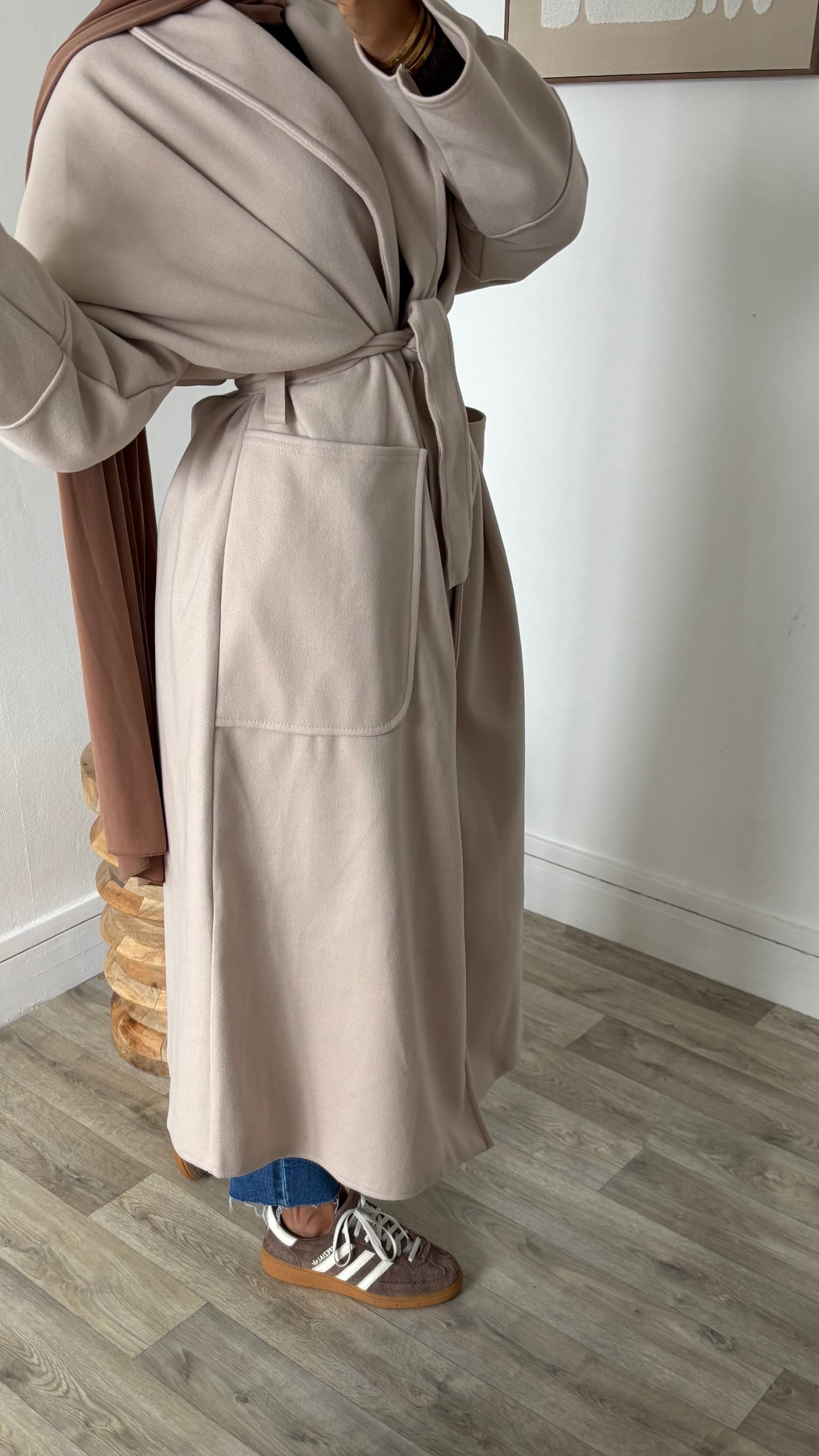 Manteau simply à nouer