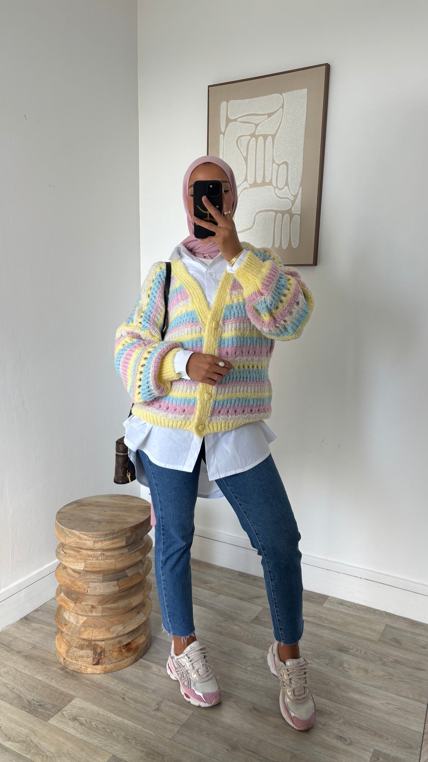 Gilet oversize en laine