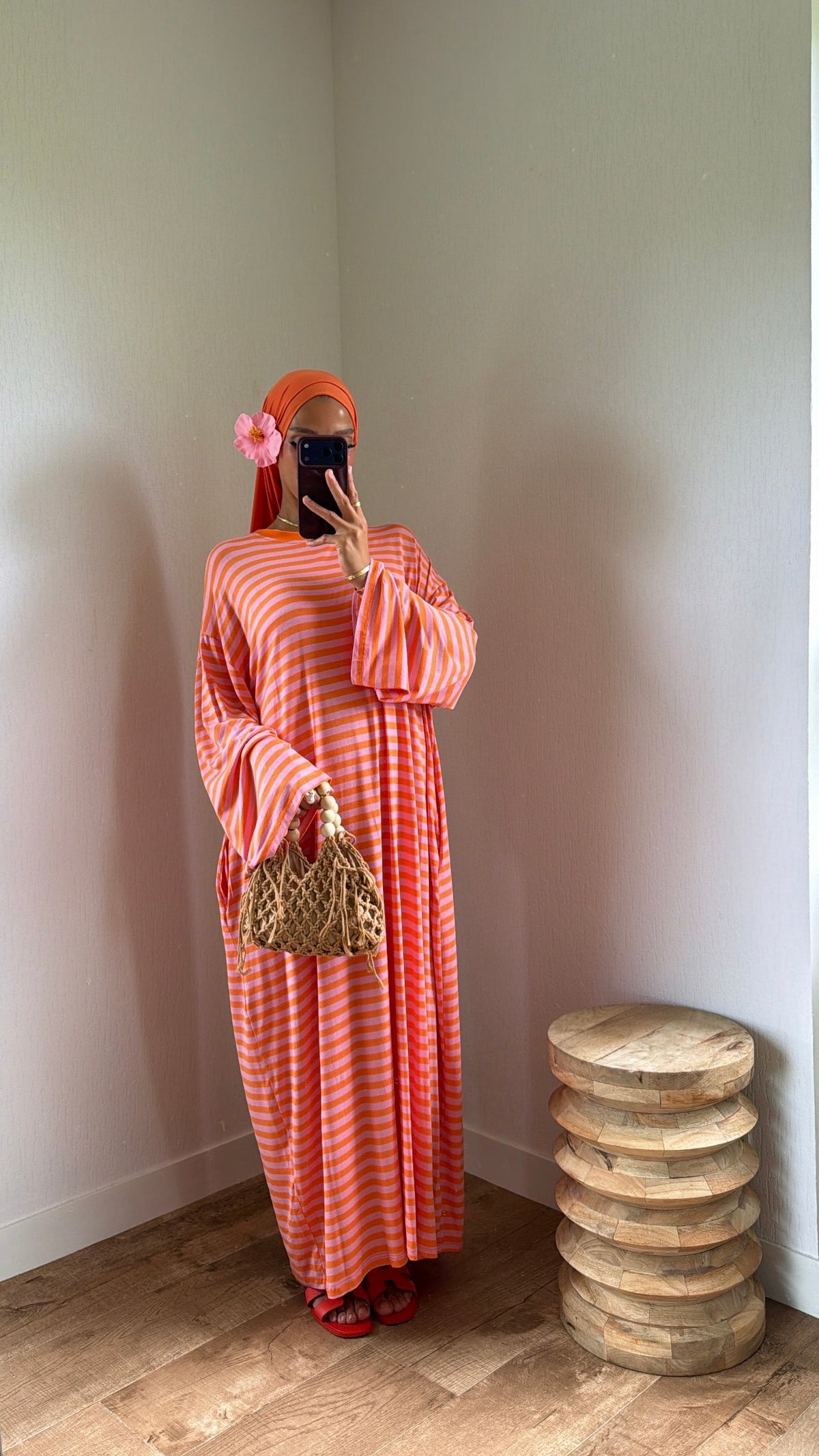 Robe t-shirt à poches