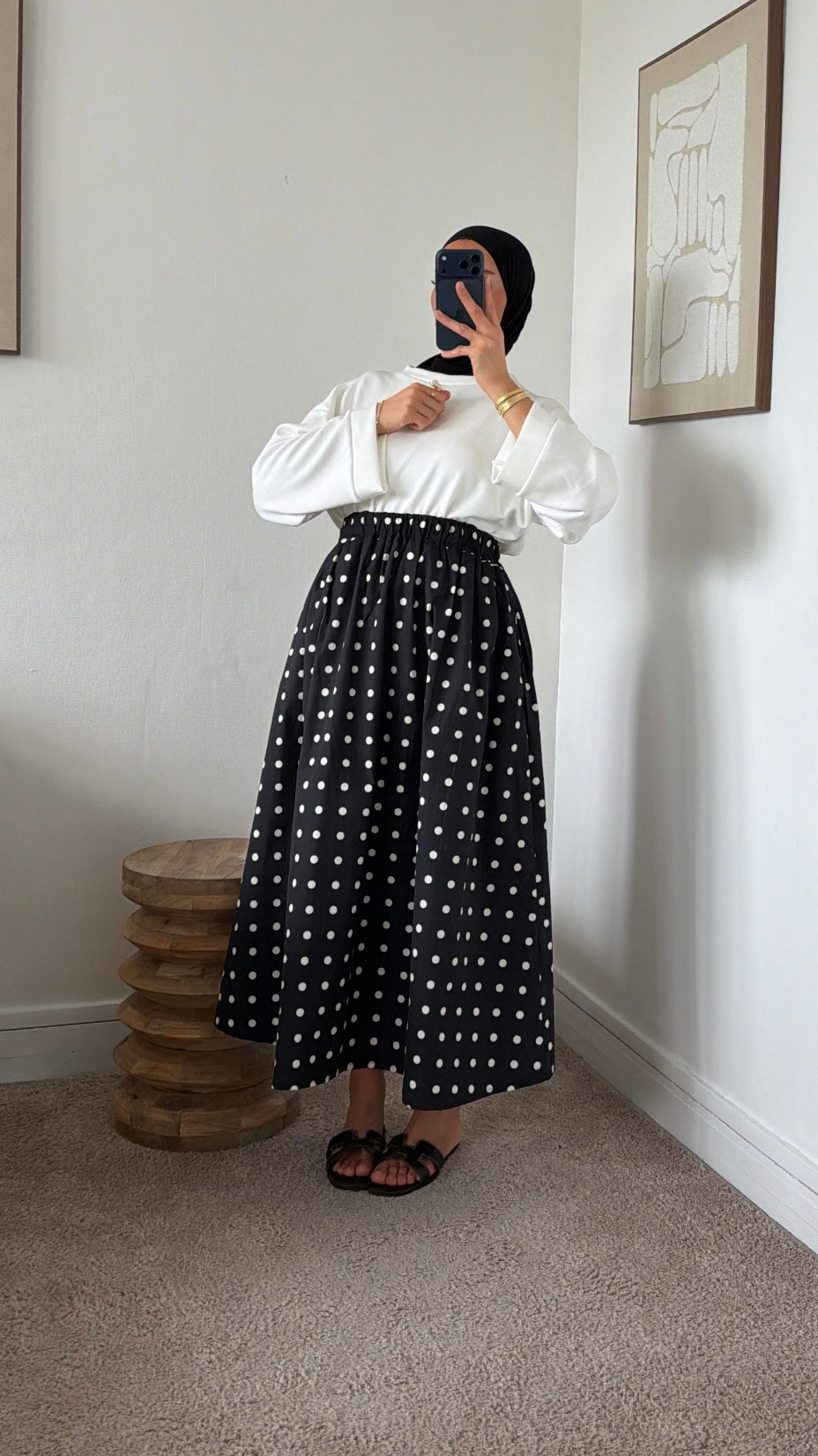 Jupe Poppie à pois