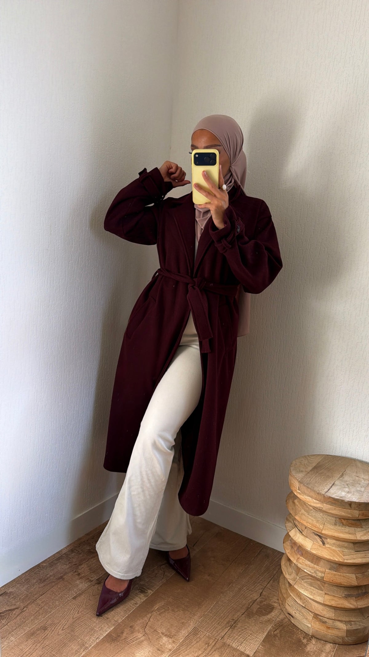 Manteau à nouer
