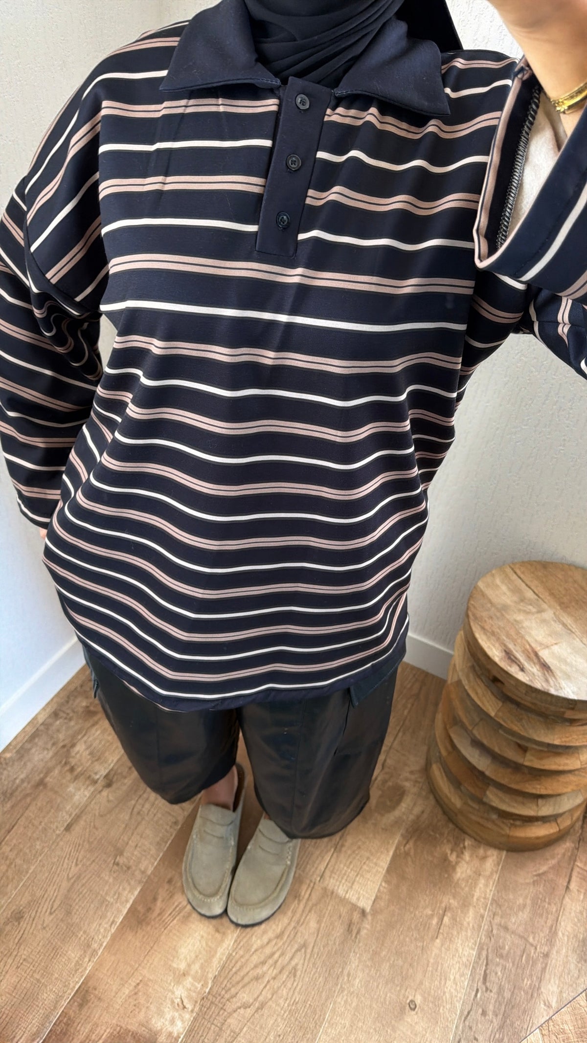 Polo rayé