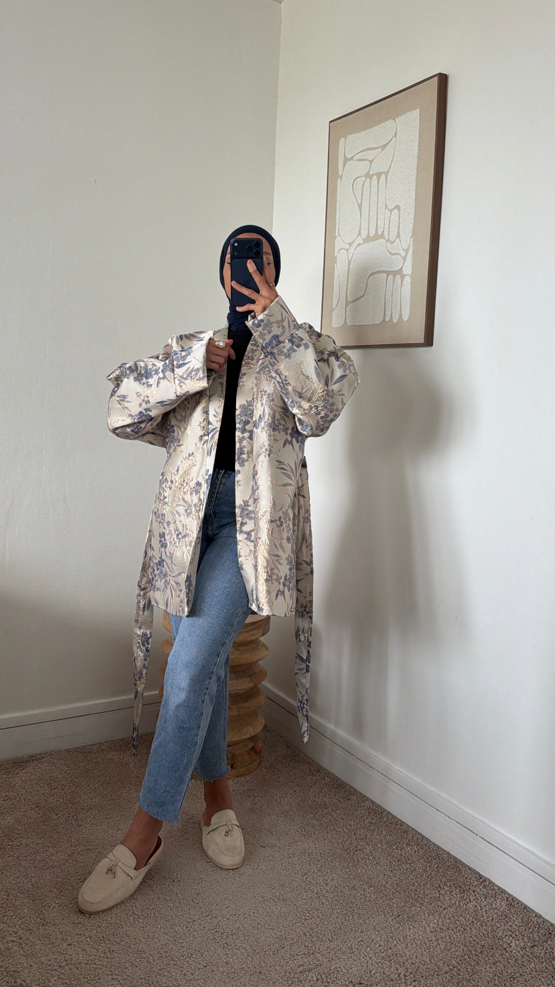 Veste en brocart