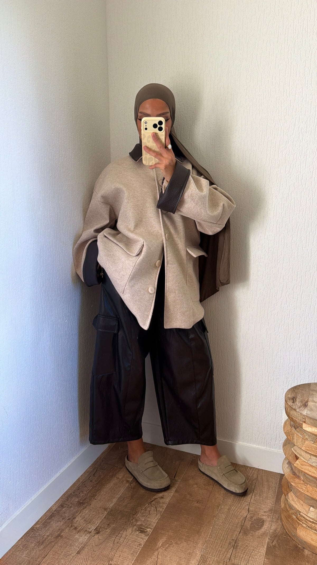 Veste bi matières