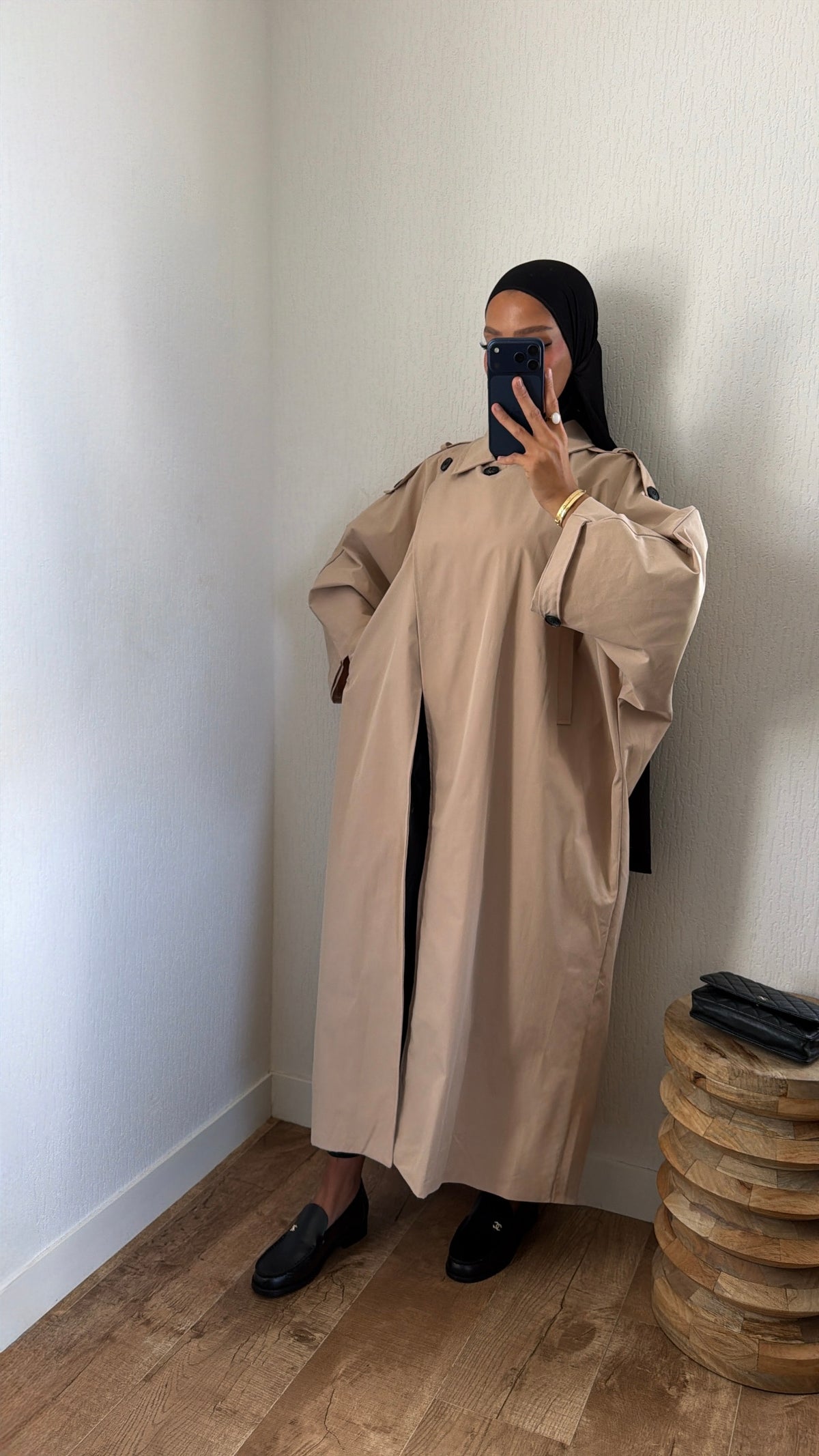 Trench chic oversize