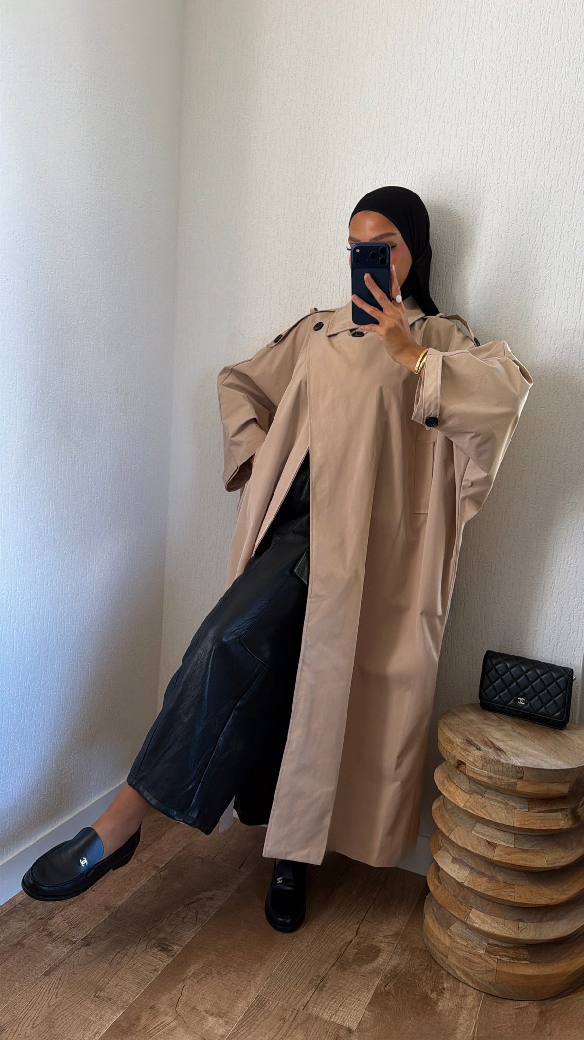 Trench chic oversize