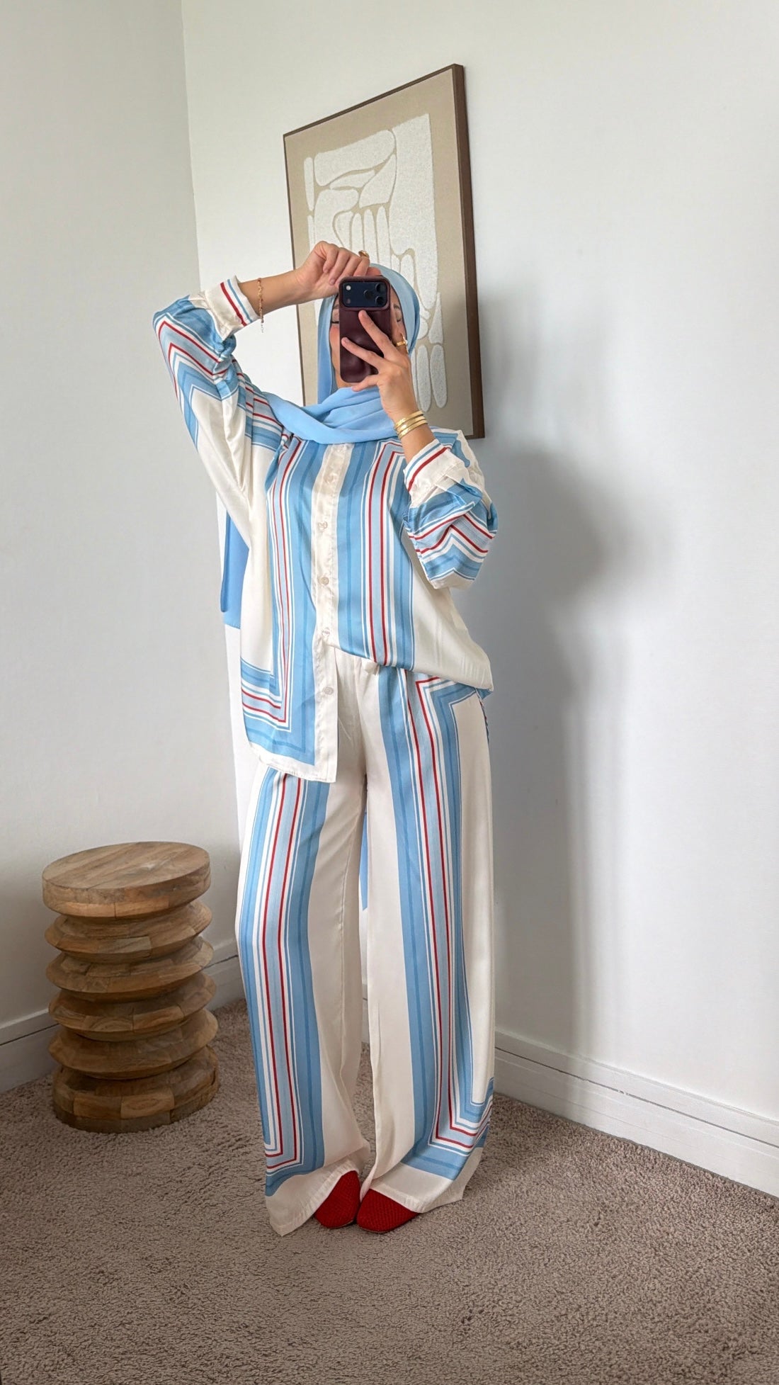 Ensemble chemise fluide