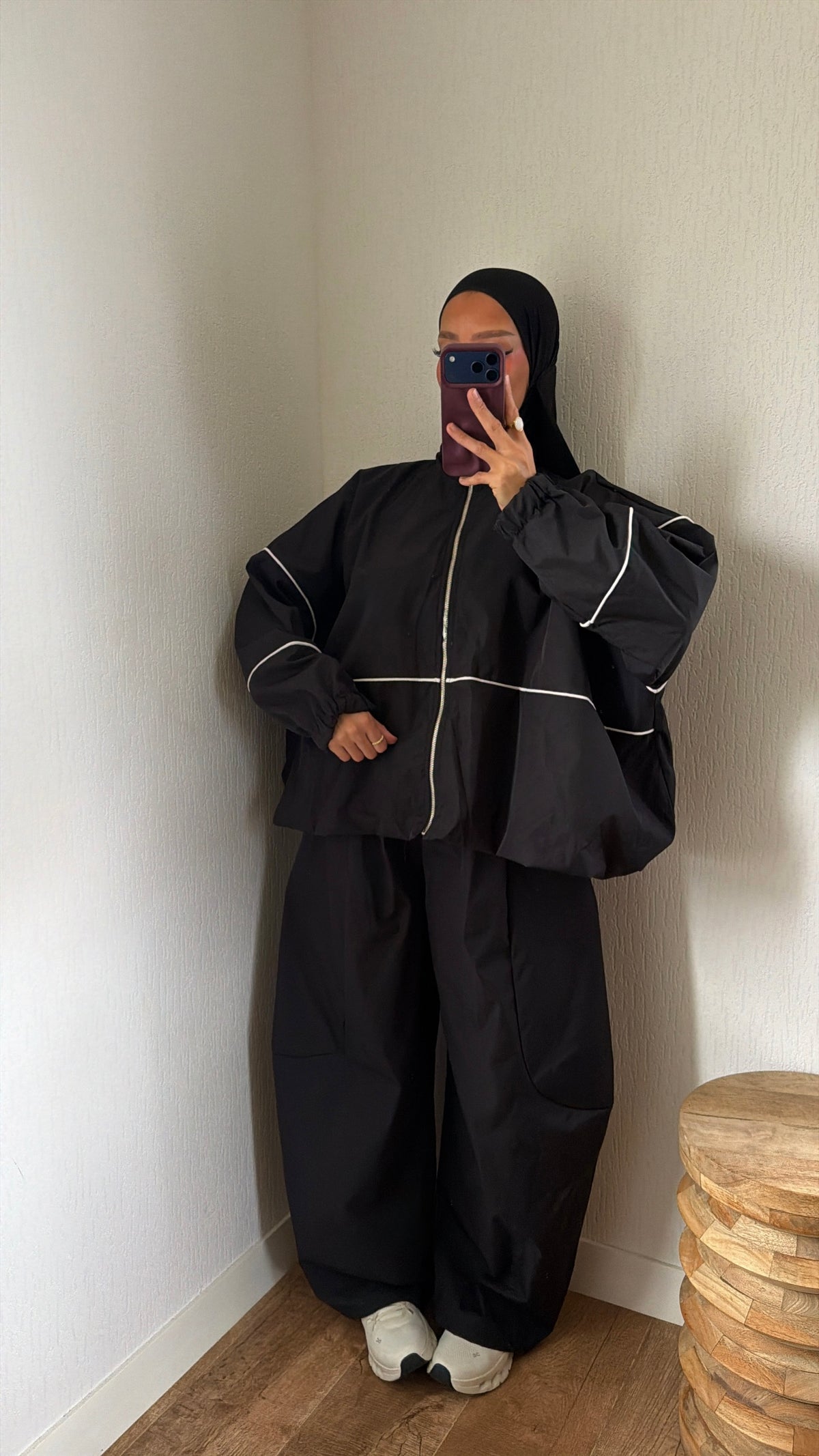 Veste oversize ajustable