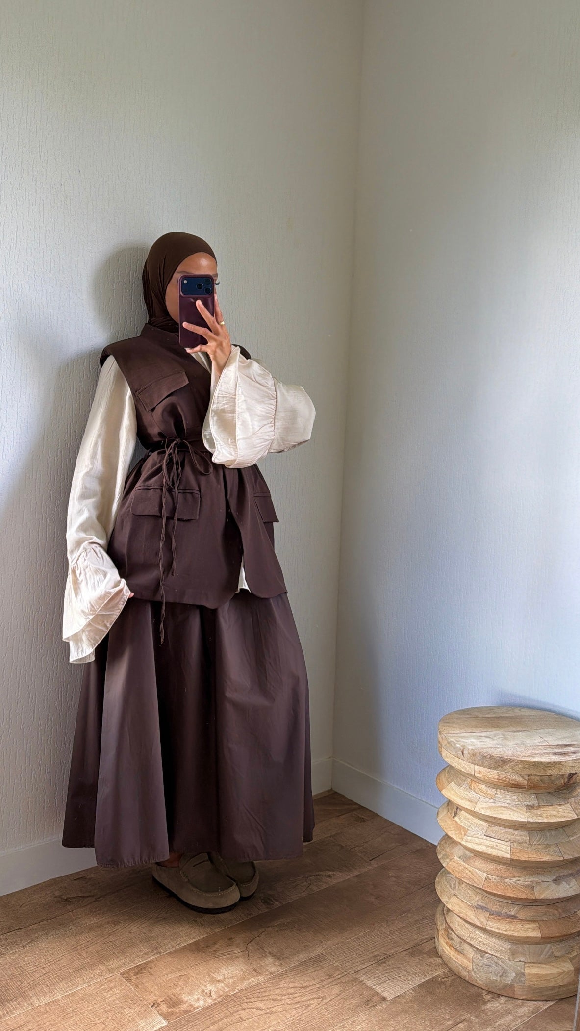Blazer sans manches ajustable