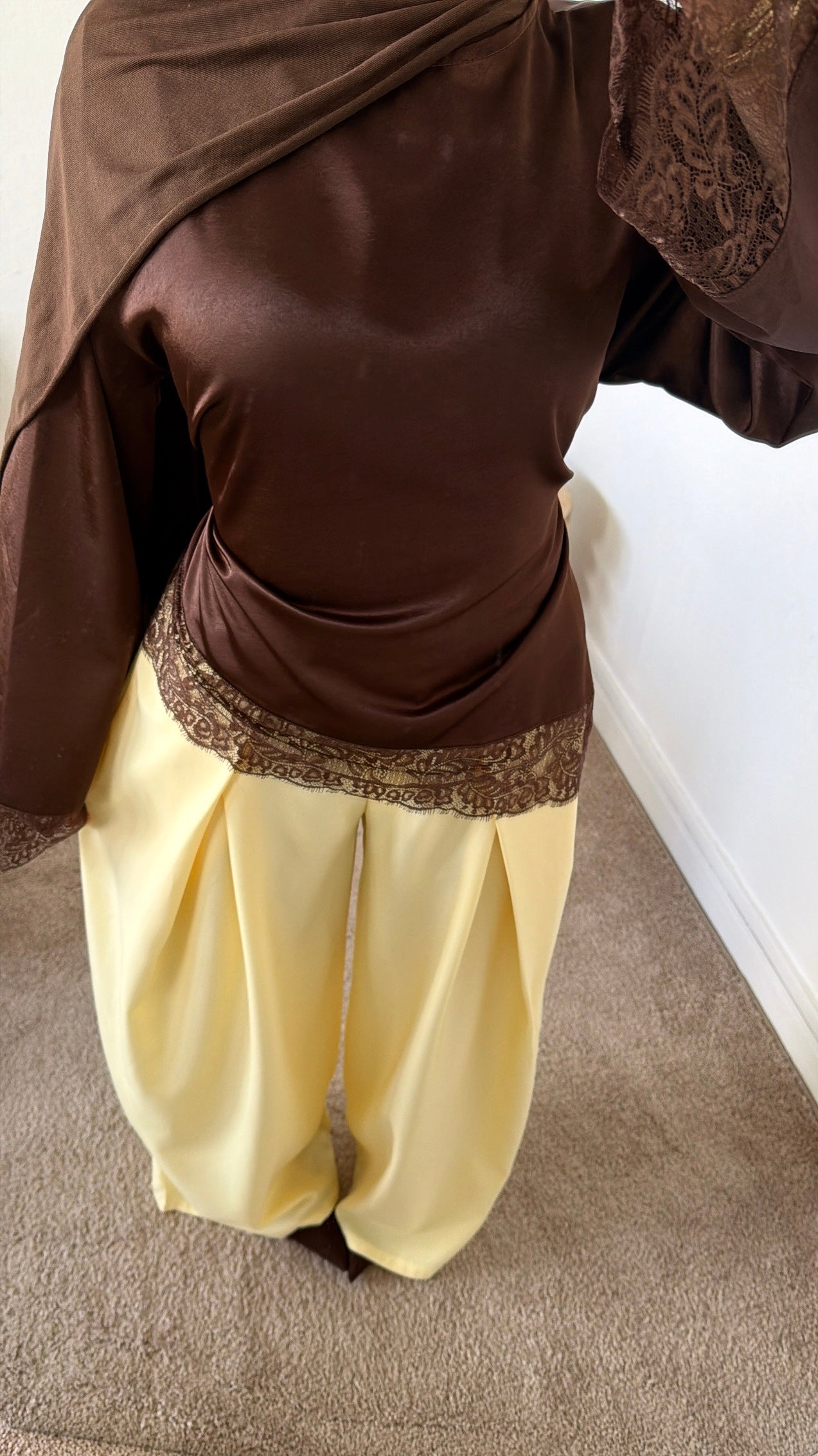 Pantalon ample