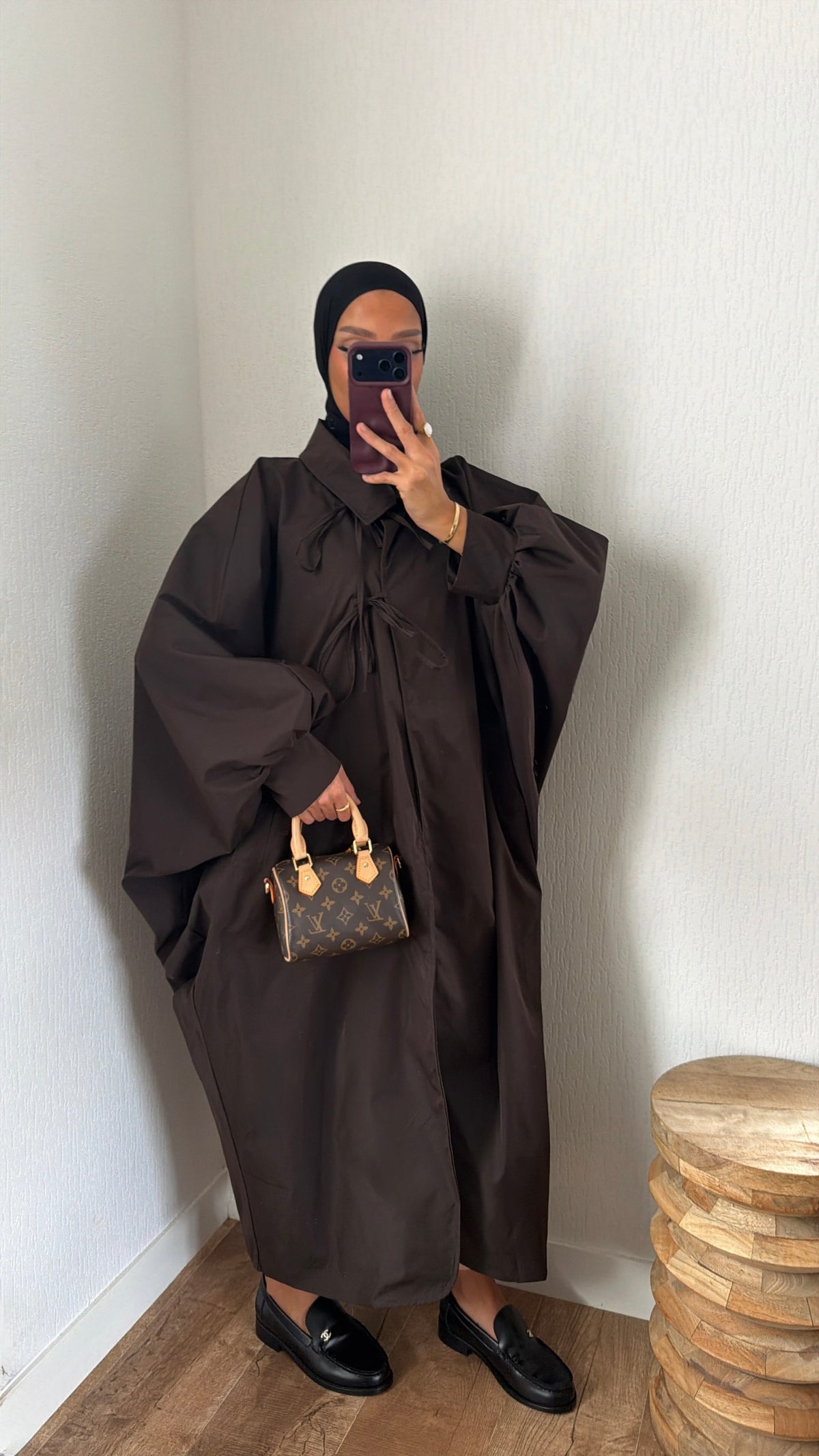 Manteau oversize asymétrique