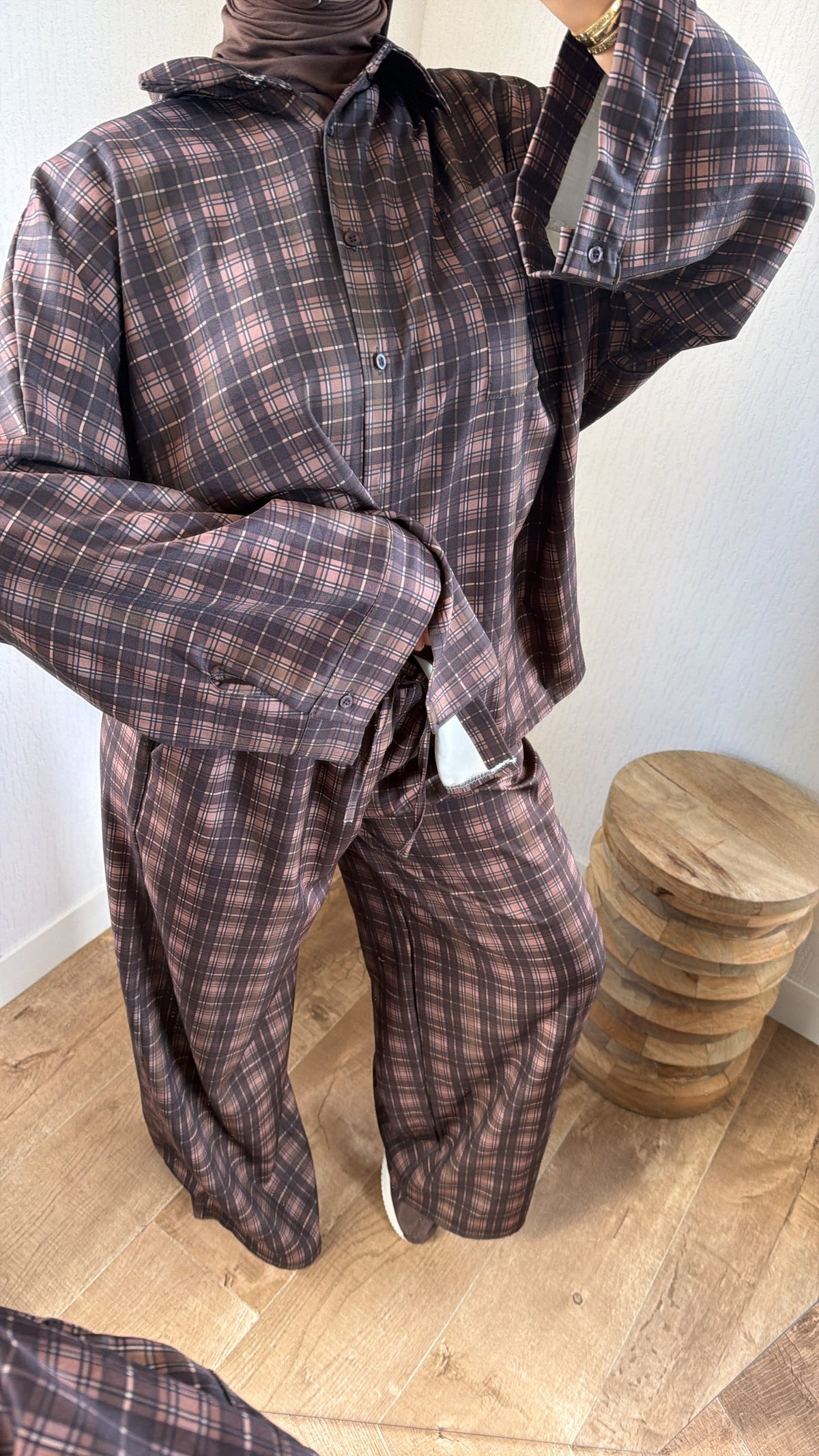 Ensemble chemise fluide