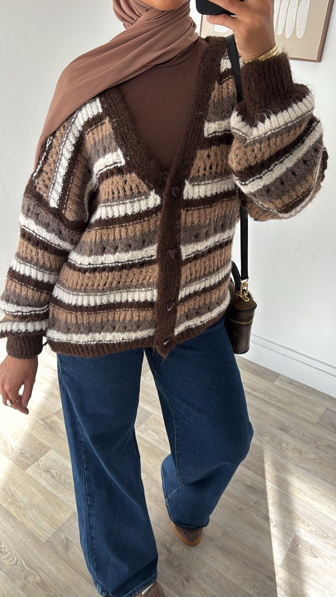 Gilet oversize en laine