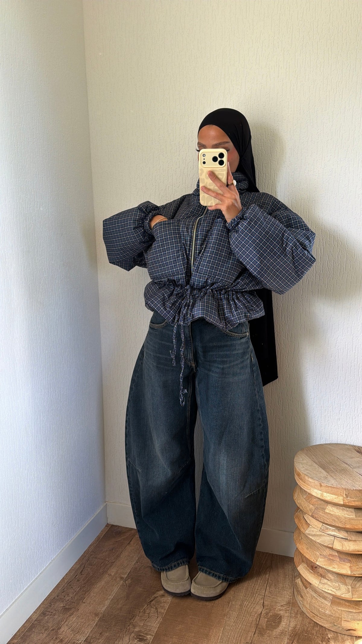 Bomber ajustable détails poches