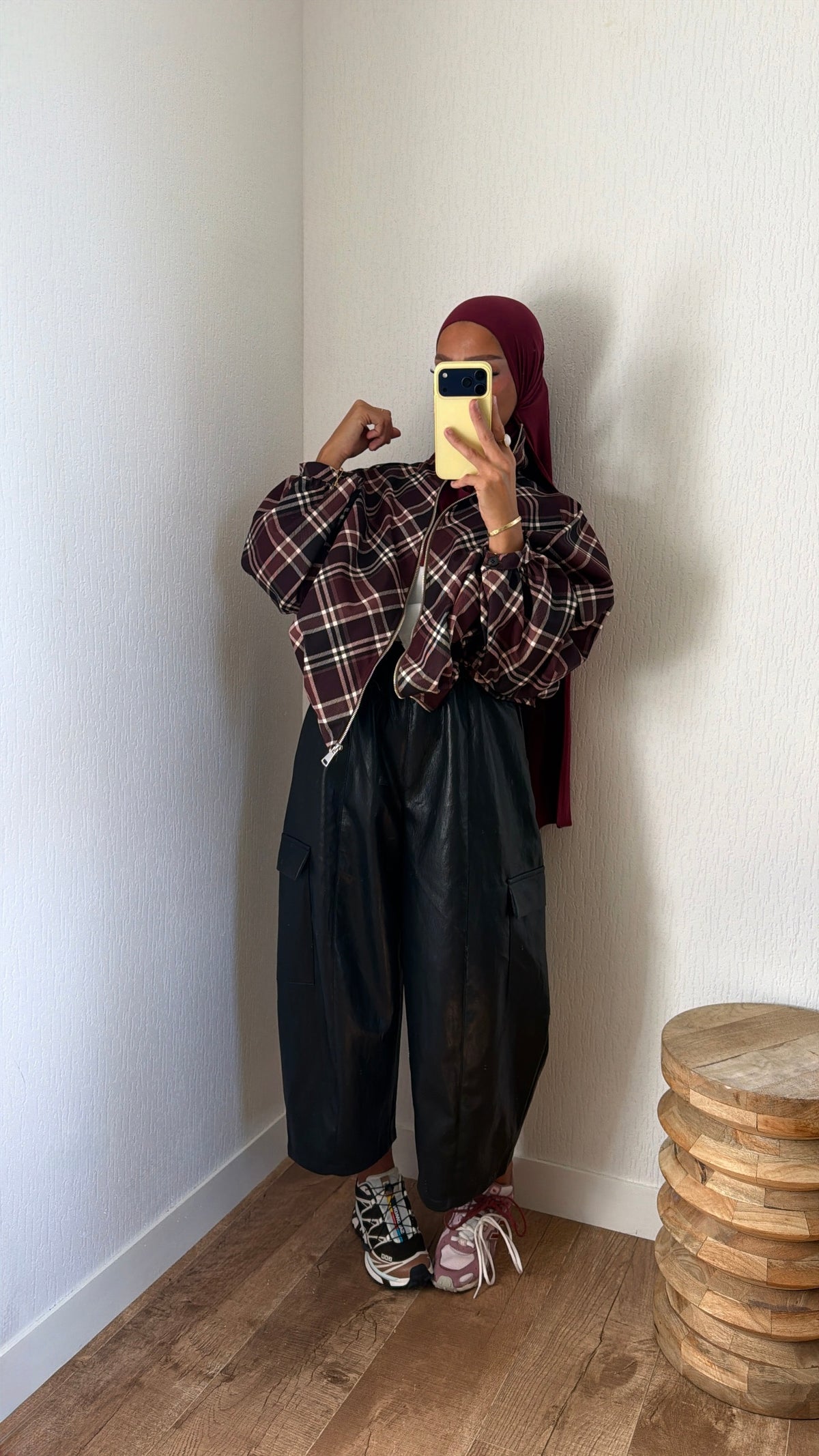 Pantalon simili