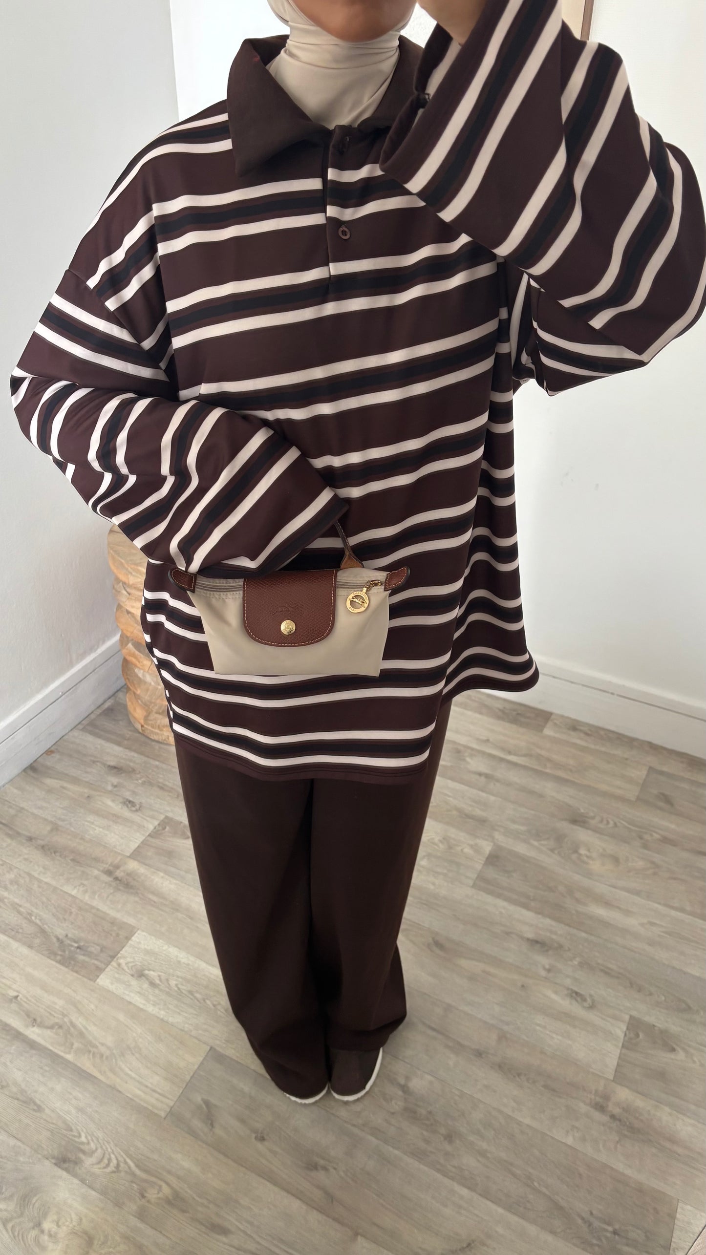 Ensemble à col molletonné