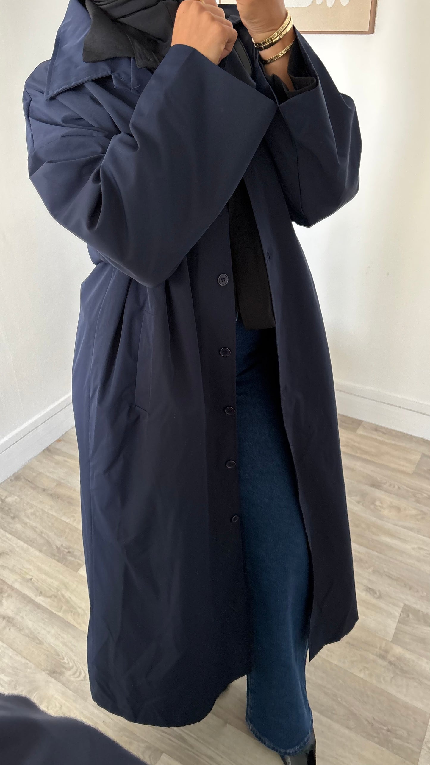 Imperméable coupe droite