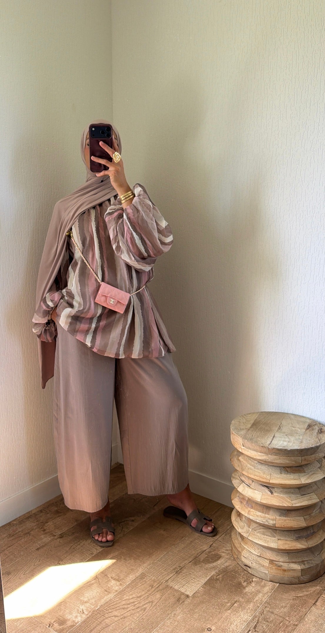 Blouse tricolore