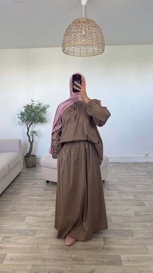 Ensemble marron