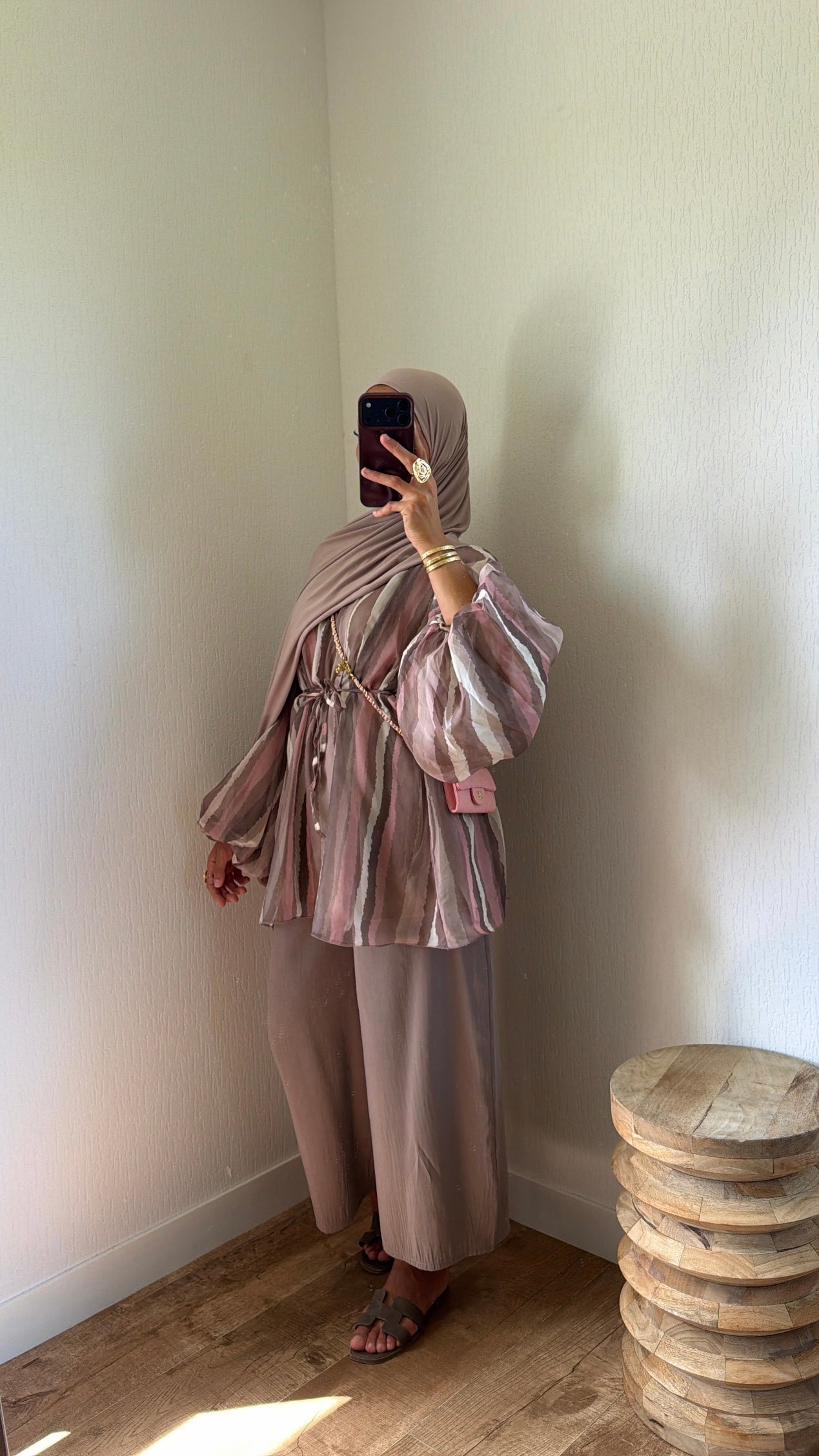 Blouse tricolore