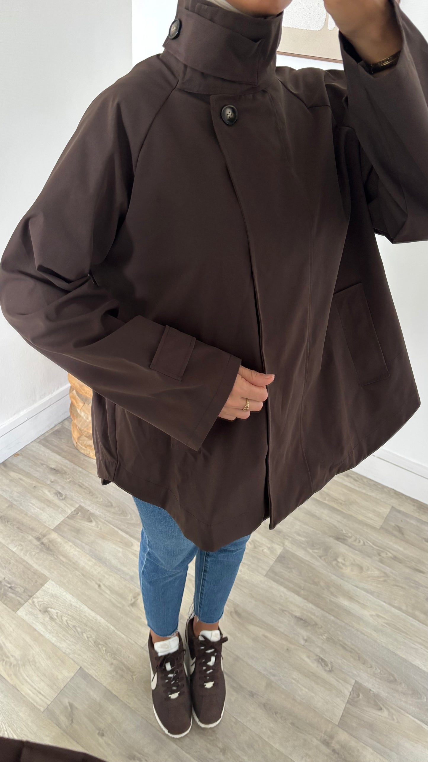 Trench dos plus long