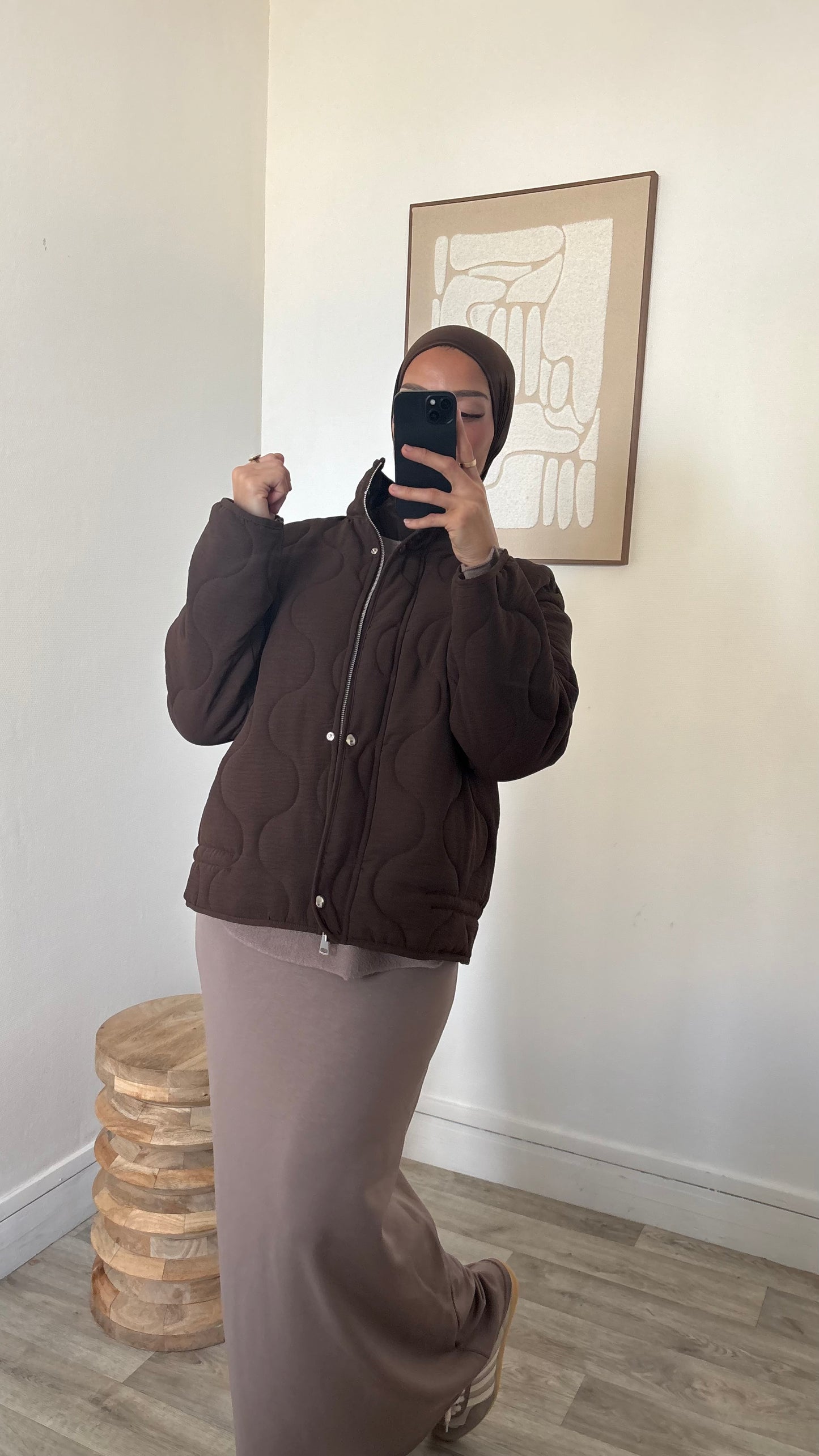 Veste matelassé ajustable de l’intérieur