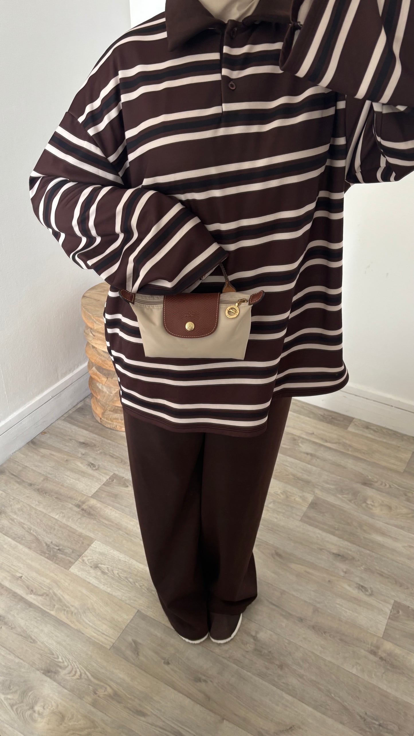 Ensemble à col molletonné