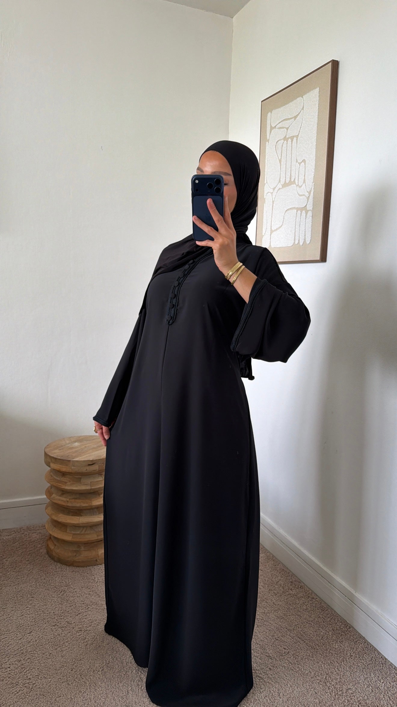 Abaya très fluide et légère [ ajustable au dos ]