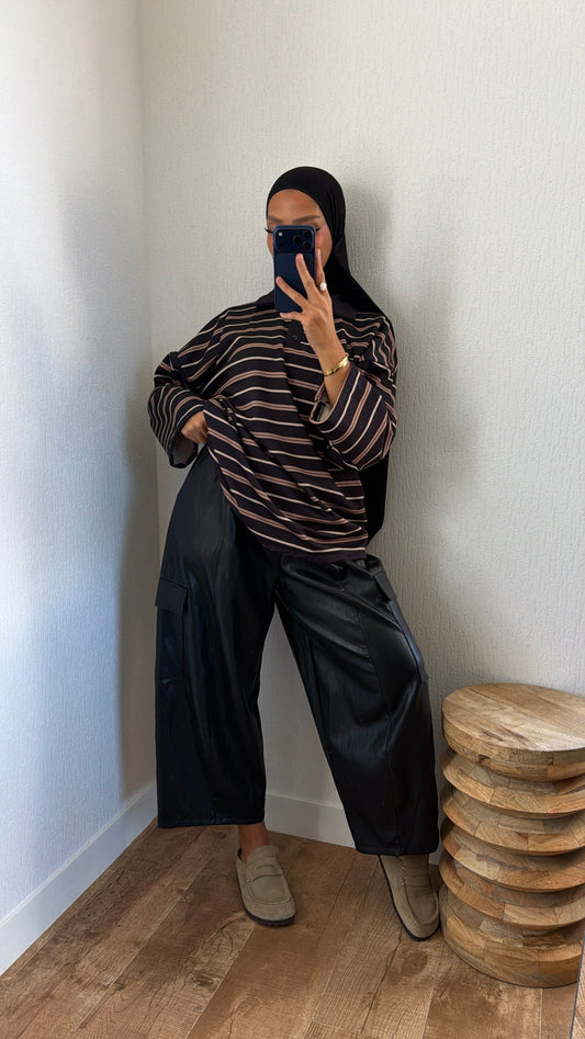 Polo rayé