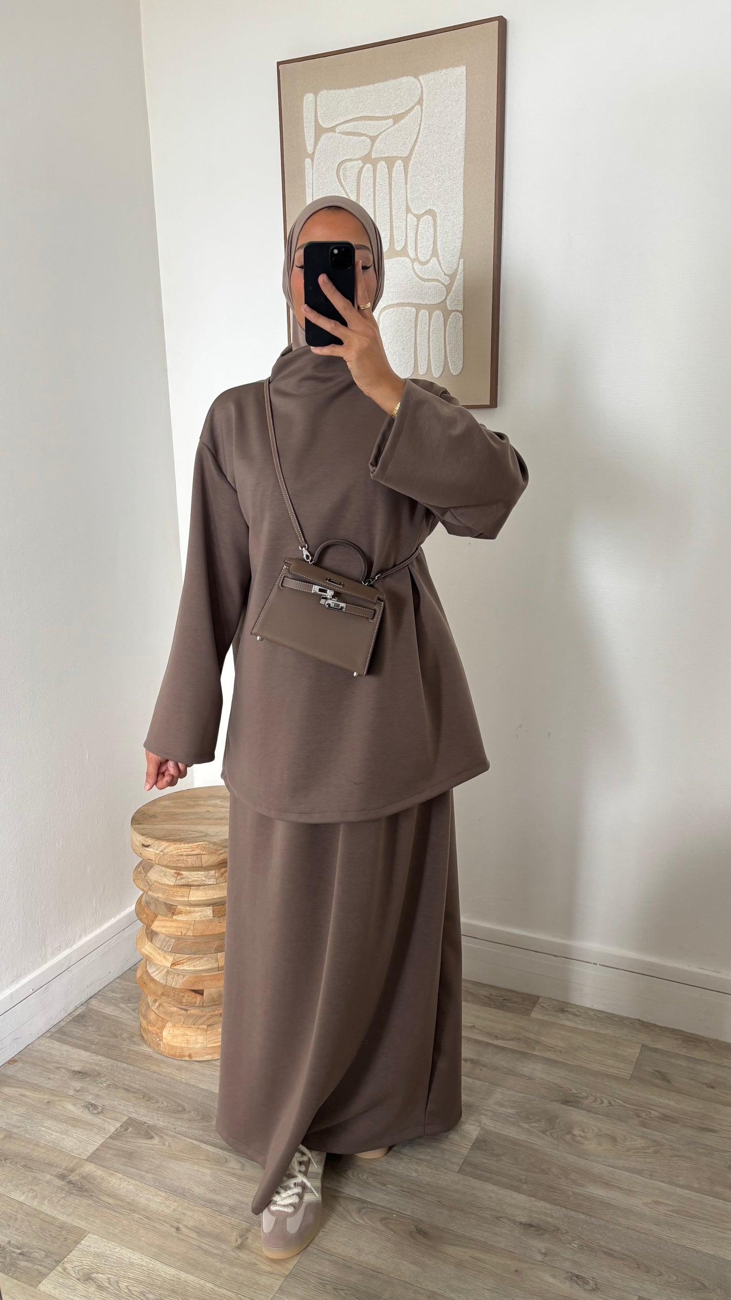 Ensemble jupe en viscose