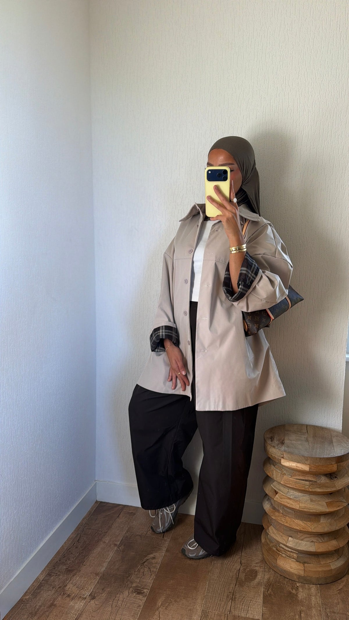 Parka manches retroussable