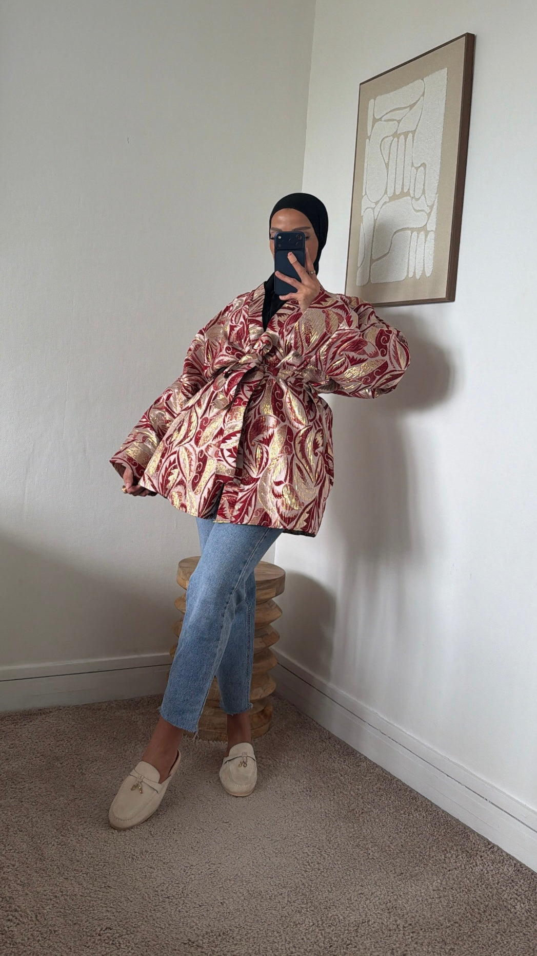 Veste en brocart