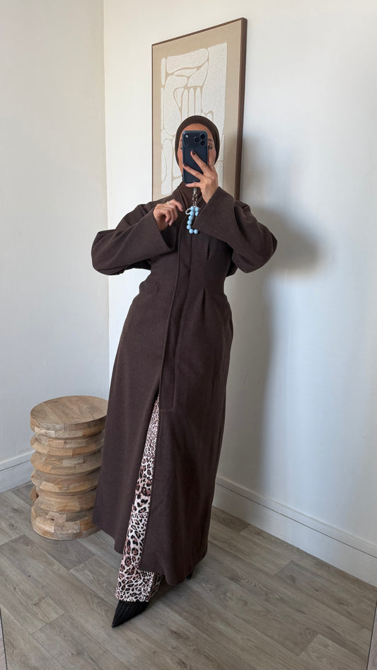 Manteau ajustable au dos