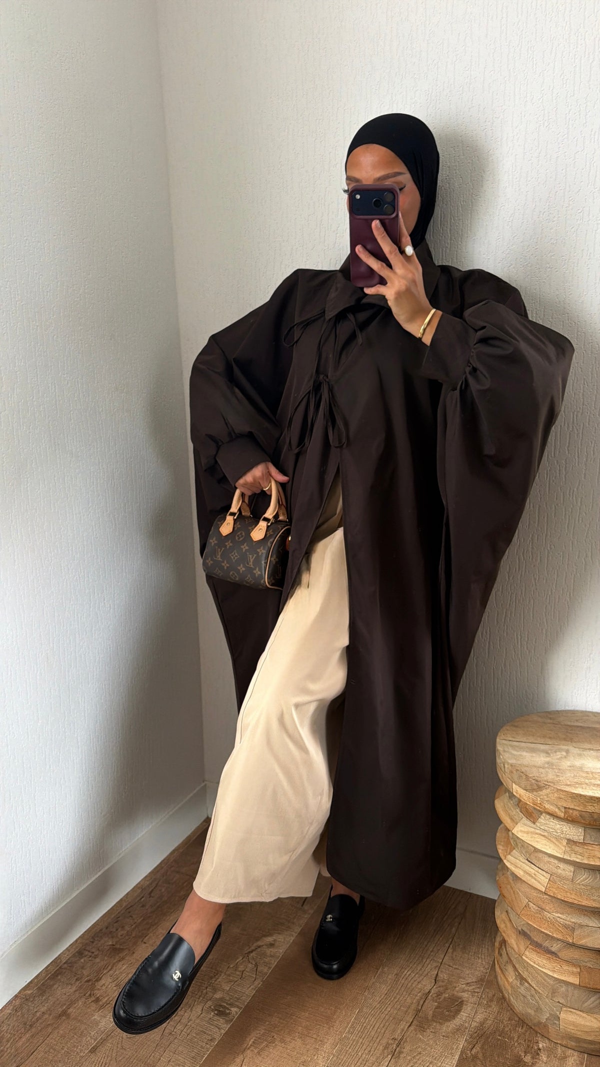 Manteau oversize asymétrique