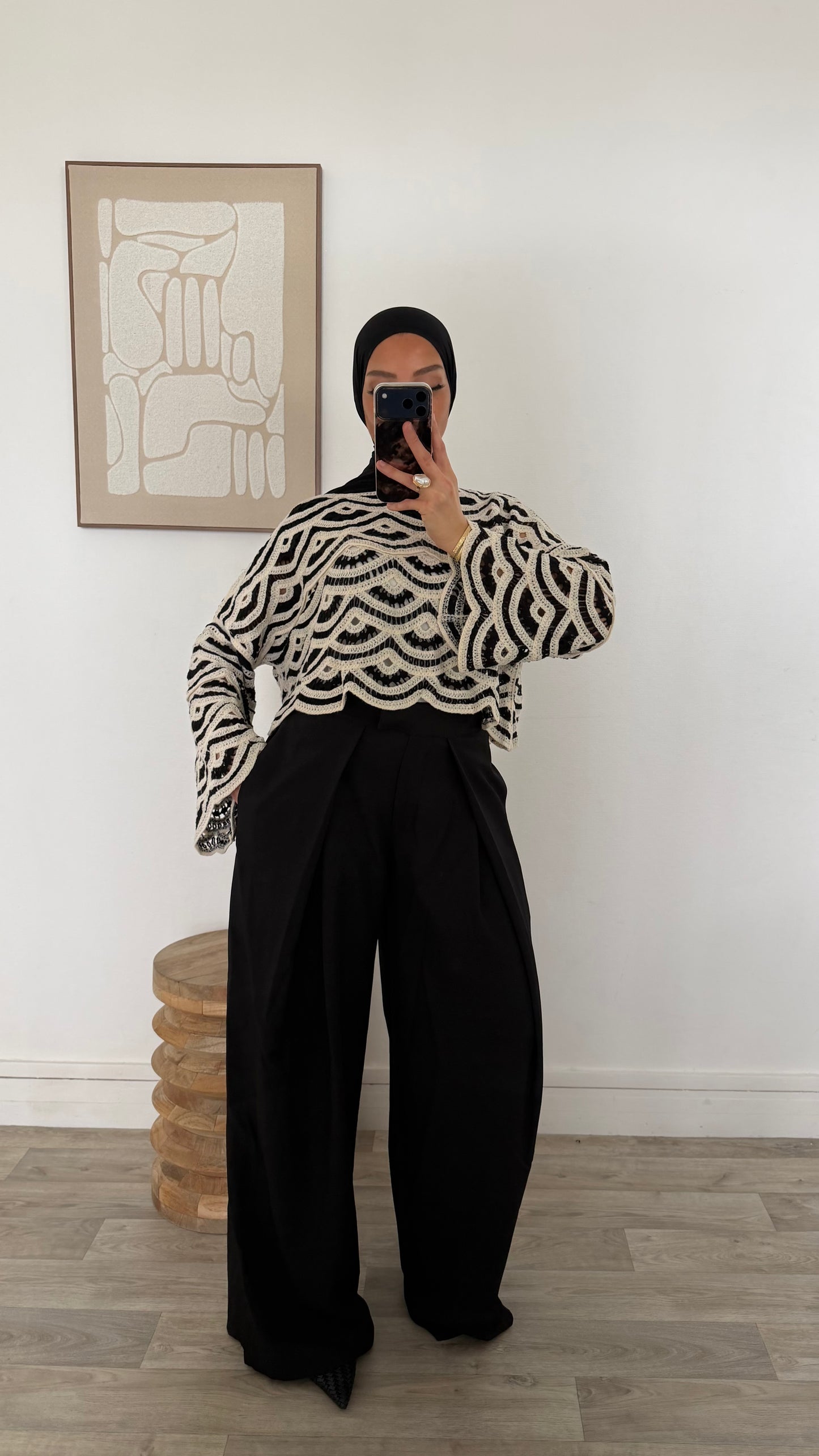 Haut en crochet