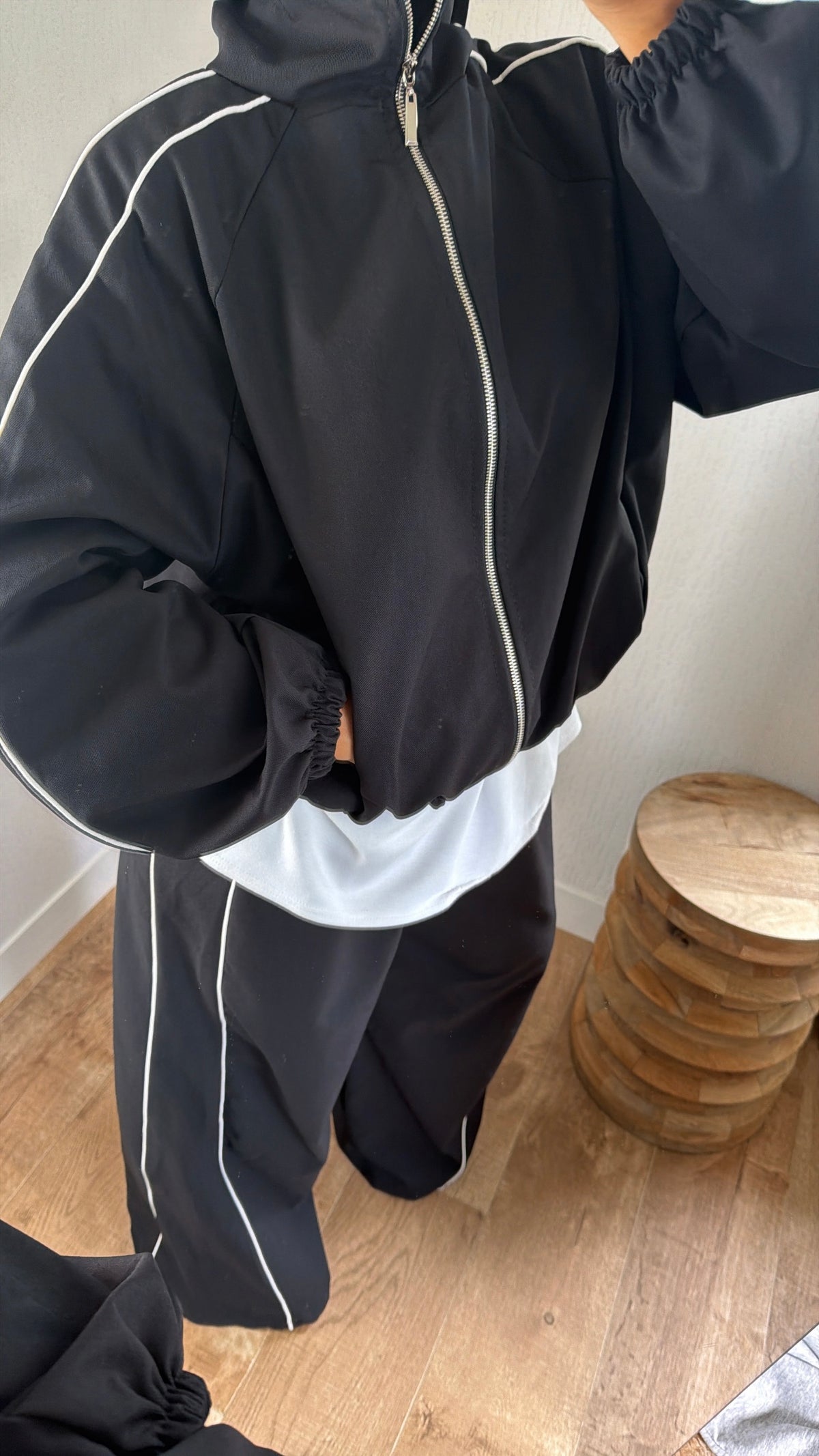Ensemble survêtement veste à poches